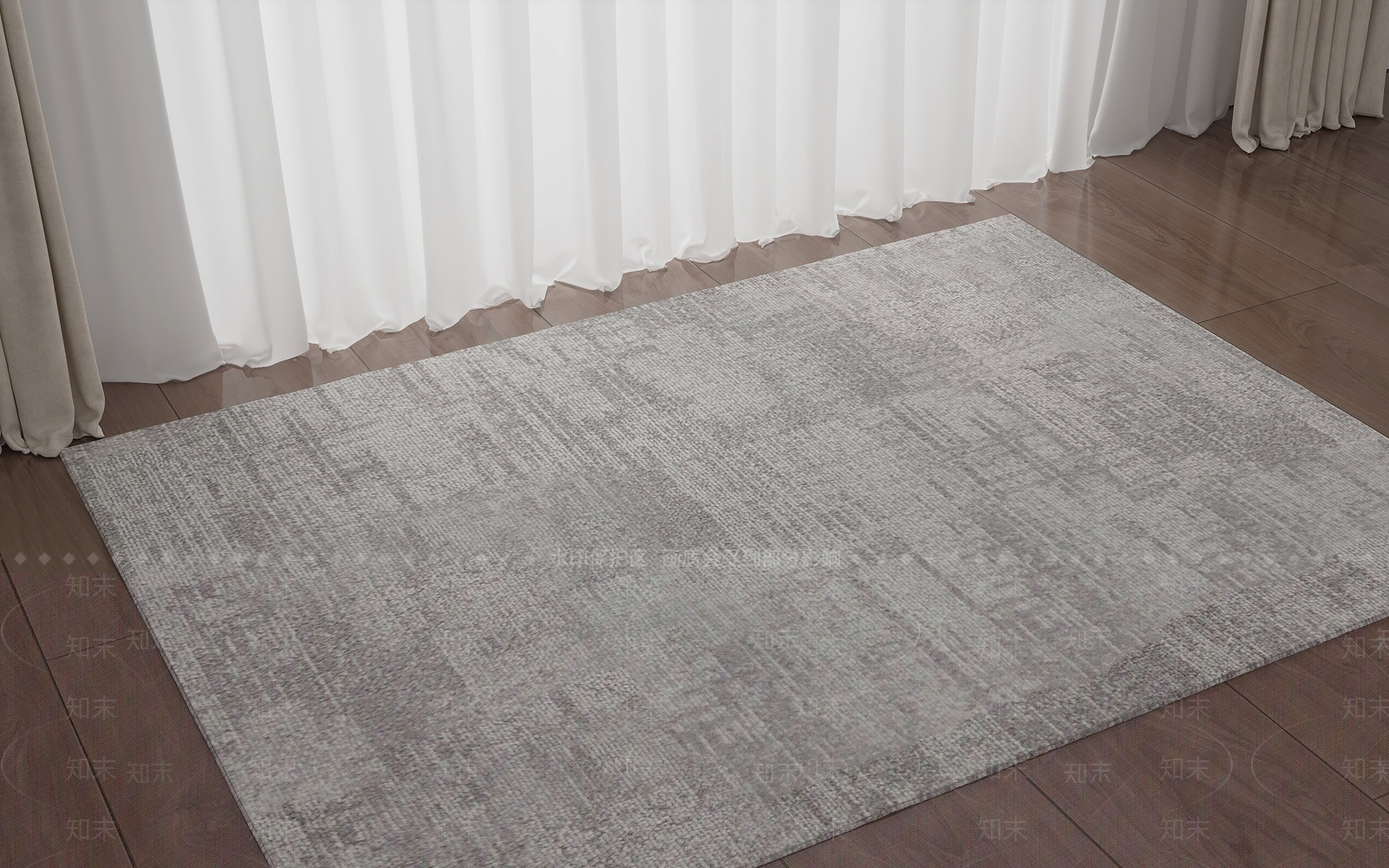 现代意式地毯3D模型下载【ID:1204355351】