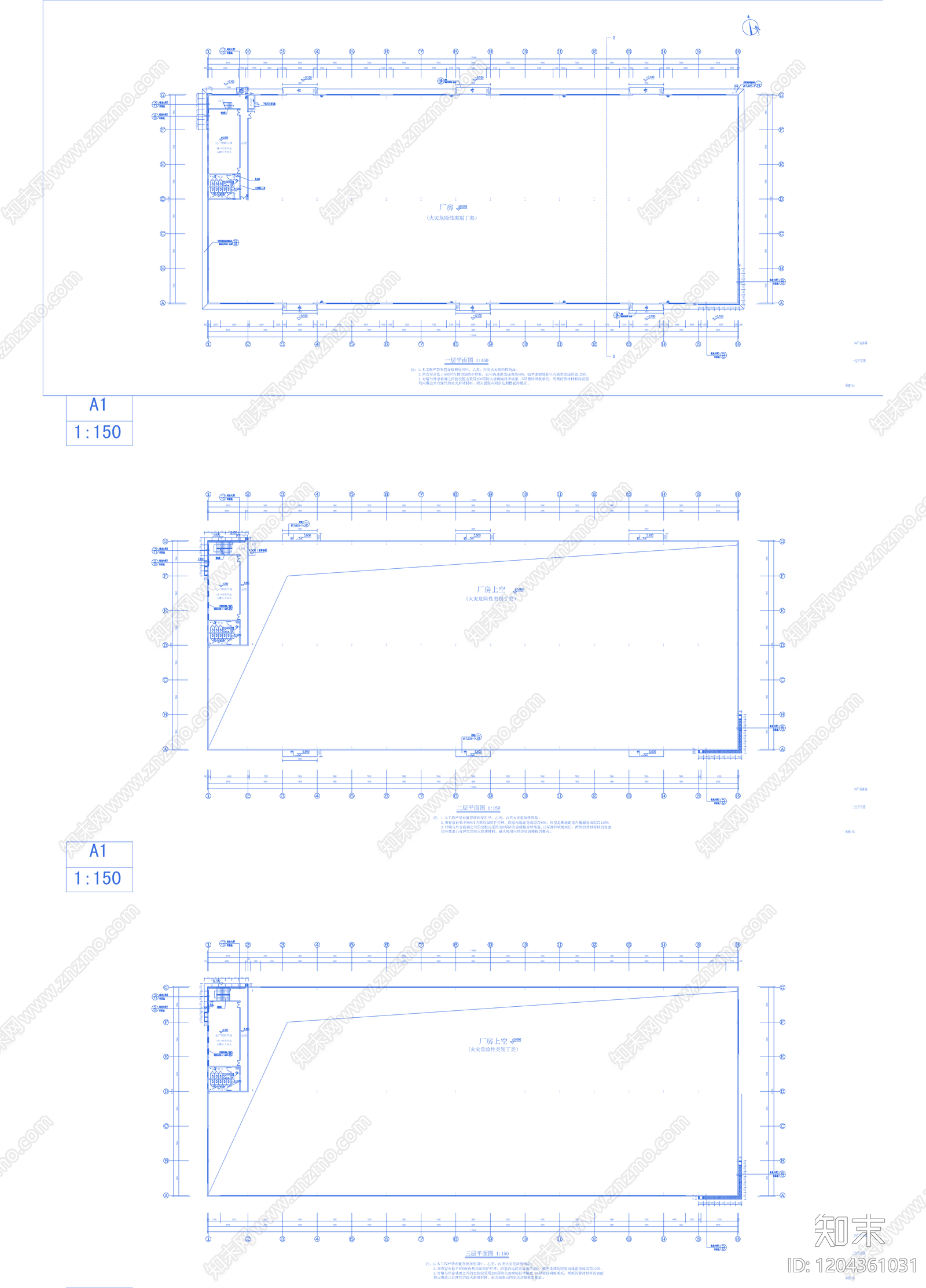 幕墙结构cad施工图下载【ID:1204361031】