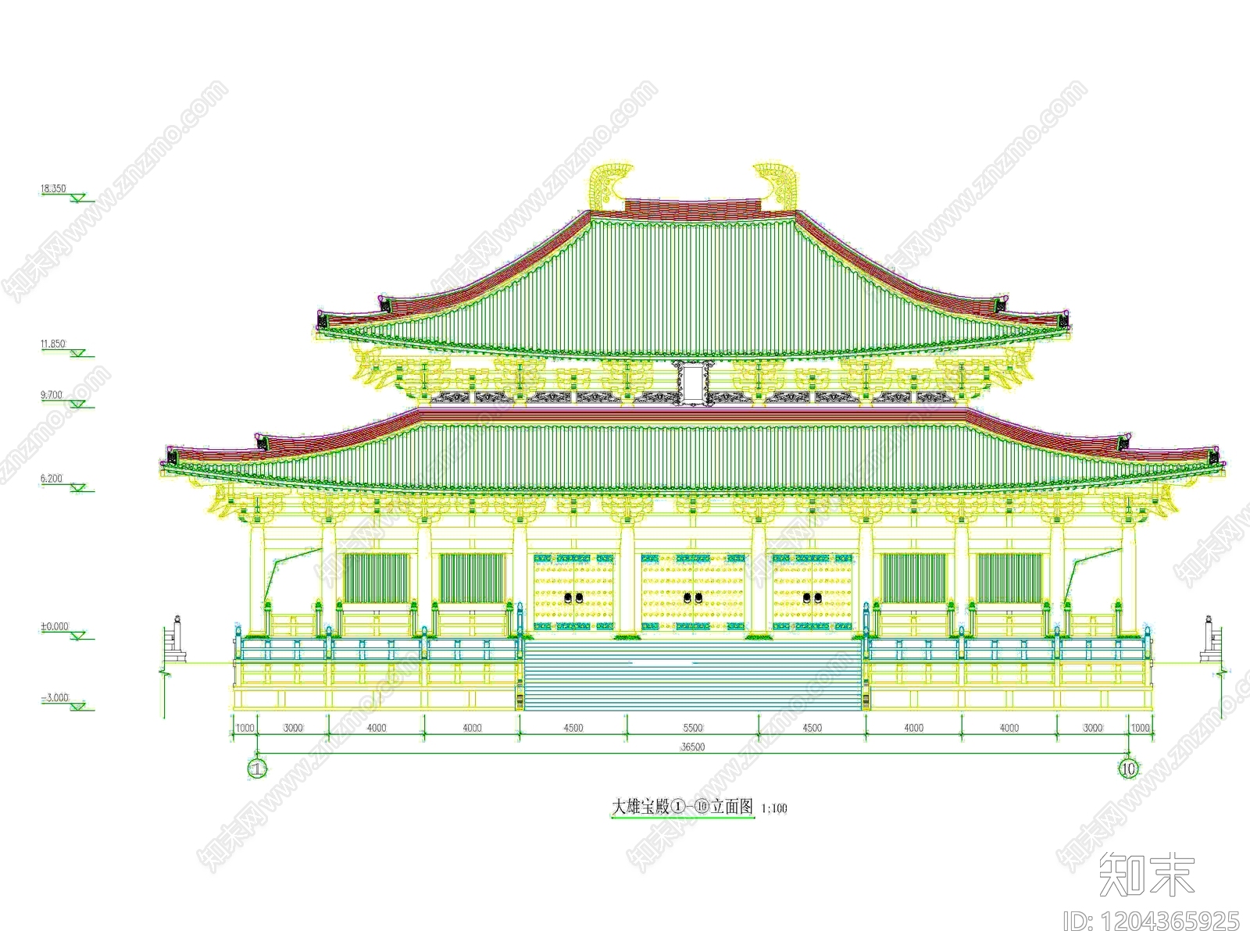 其他古建筑施工图下载【ID:1204365925】