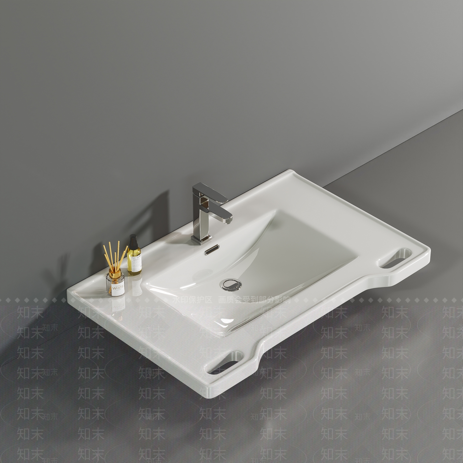 台盆3D模型下载【ID:1204381805】