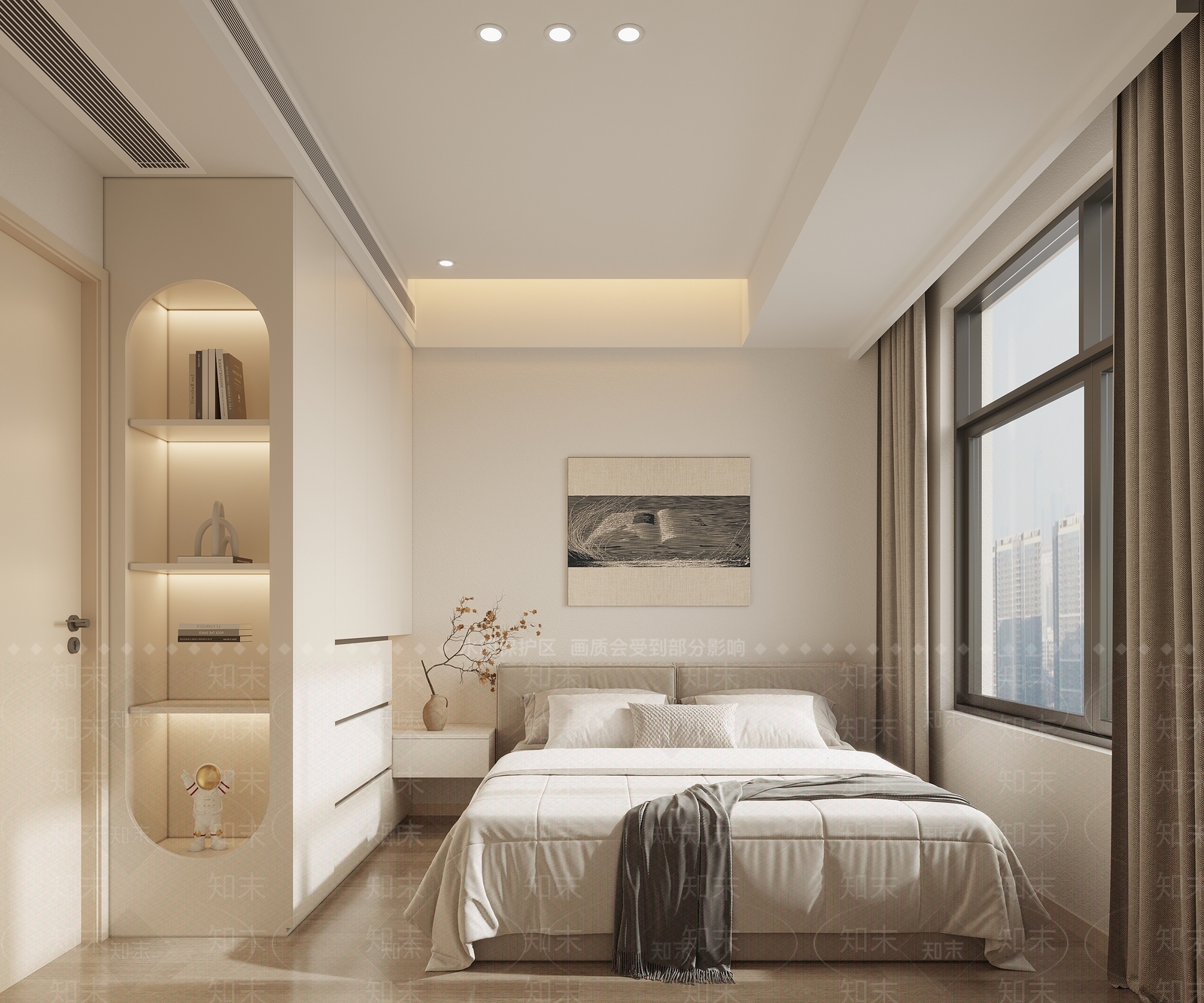 现代家居卧室3D模型下载【ID:1204391946】