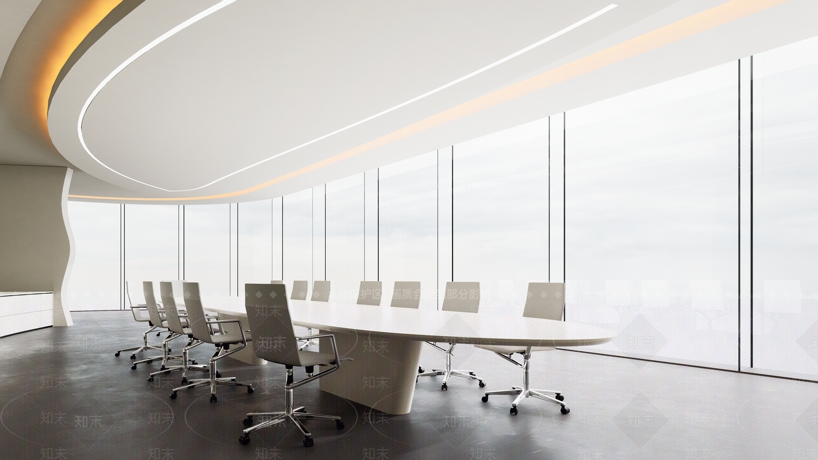 现代会议室SU模型下载【ID:1204397509】