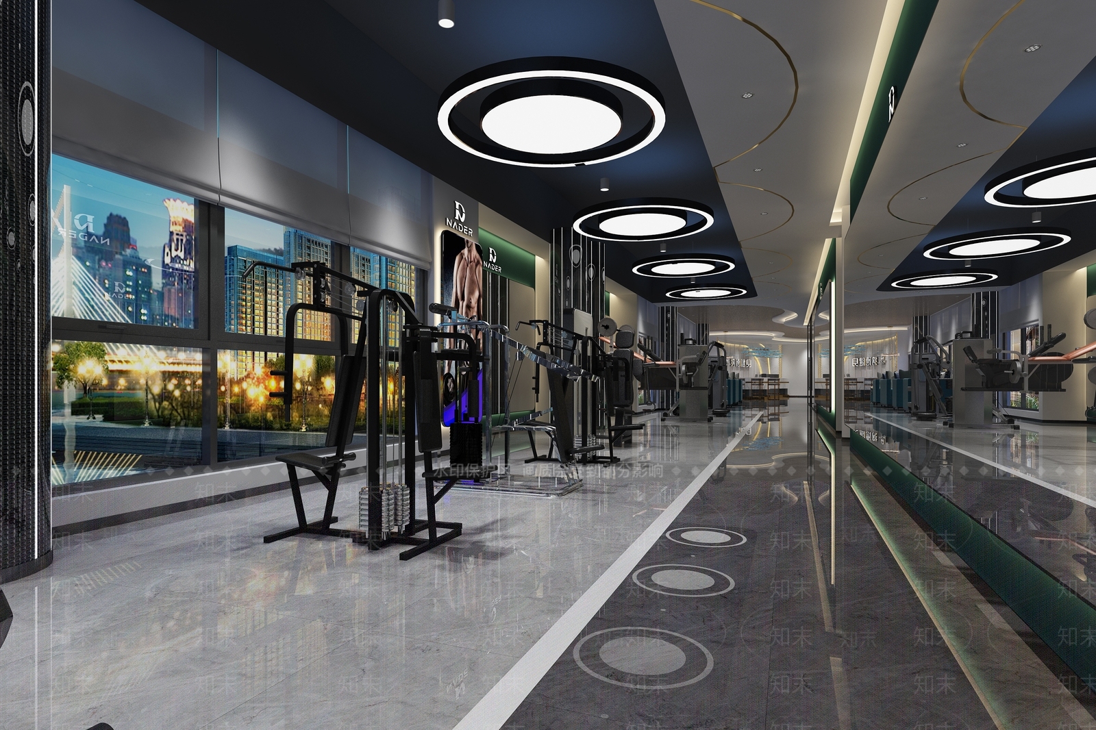 工业健身房3D模型下载【ID:1204400584】