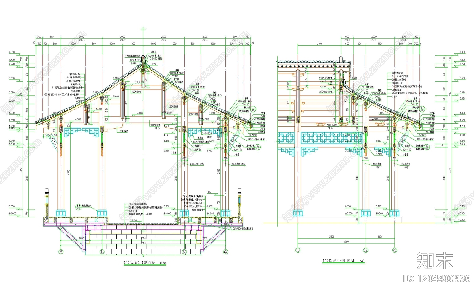 其他古建筑cad施工图下载【ID:1204400536】