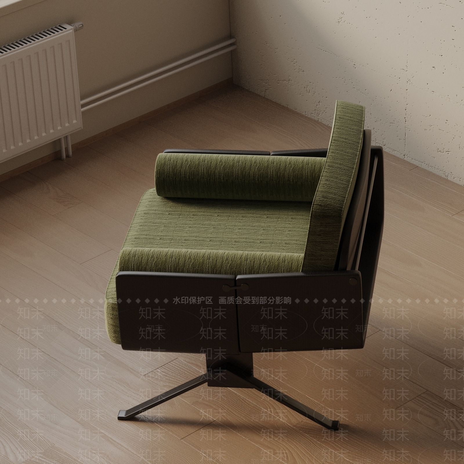 现代休闲椅3D模型下载【ID:1204402289】