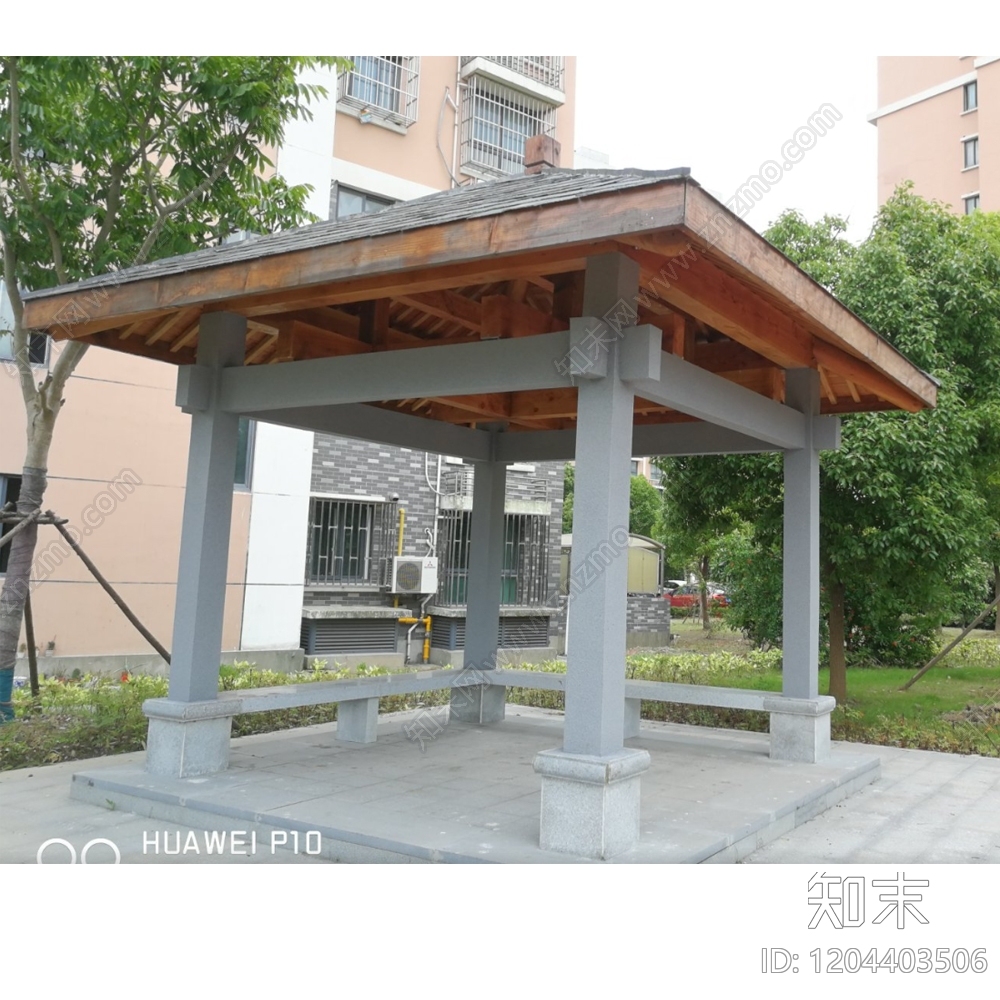 现代中式亭子图库cad施工图下载【ID:1204403506】