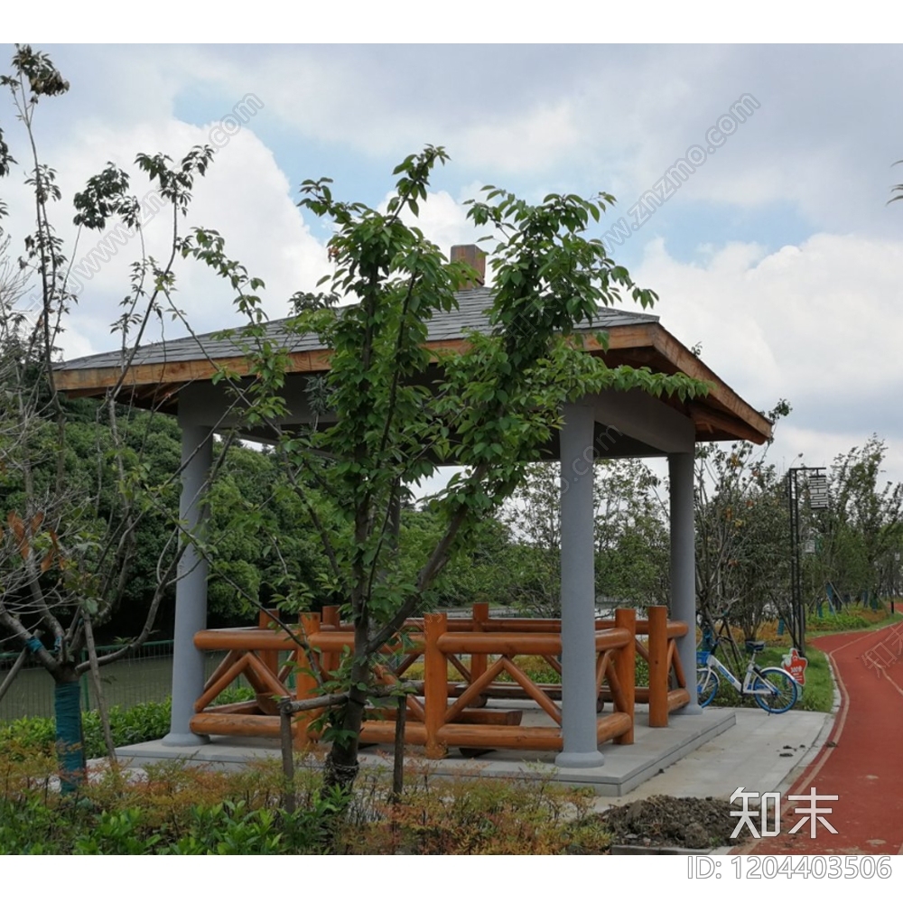 现代中式亭子图库cad施工图下载【ID:1204403506】