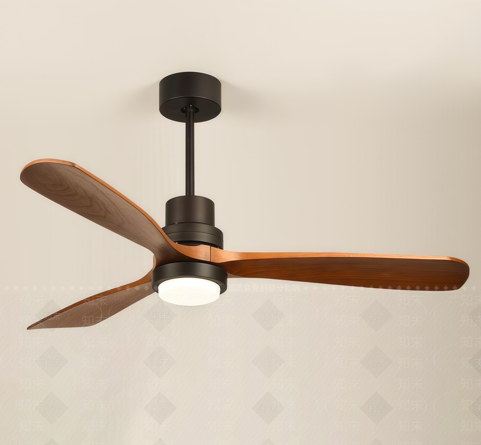 美式现代风扇灯3D模型下载【ID:1204403943】