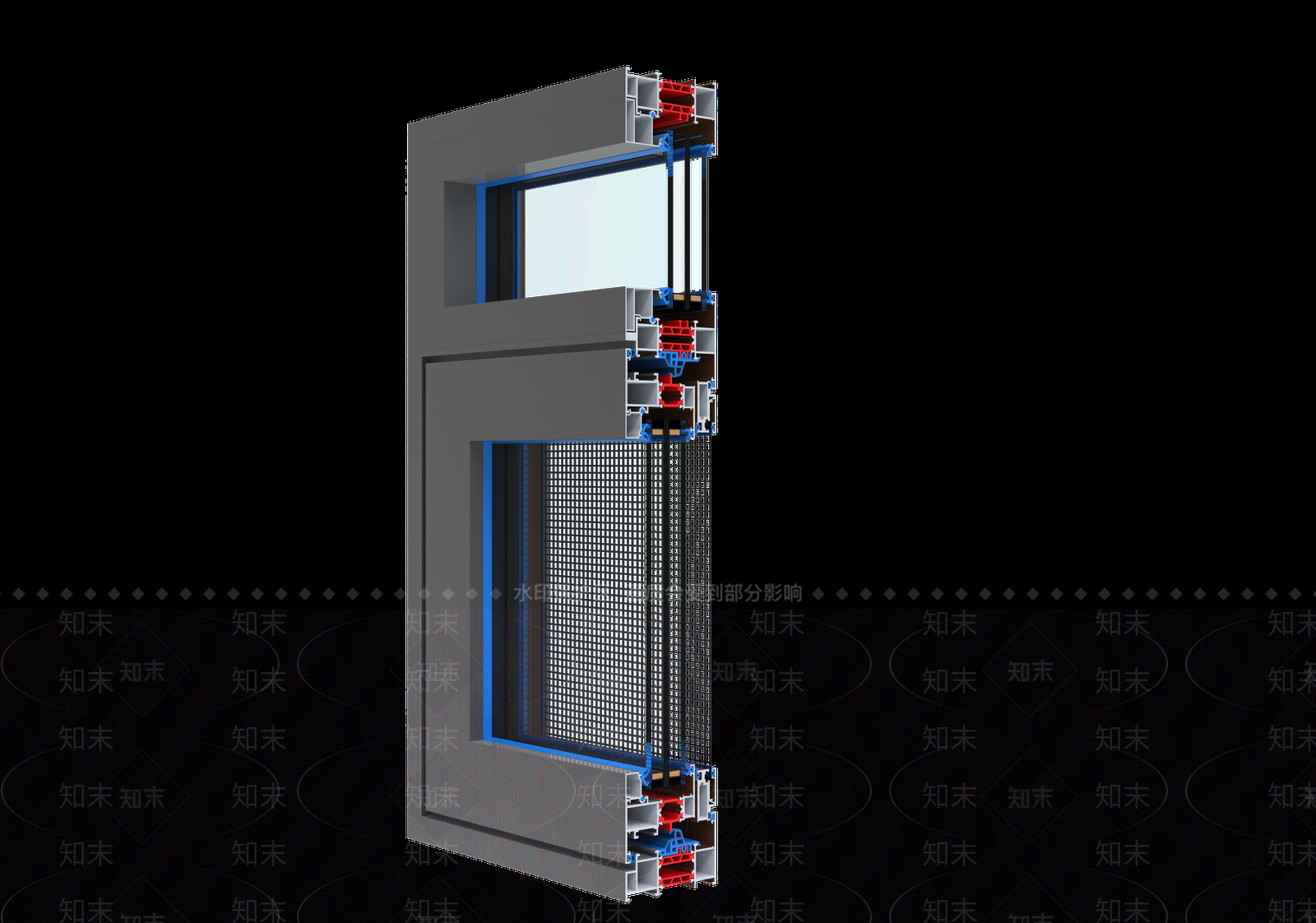 欧式轻奢平开窗SU模型下载【ID:1204404334】