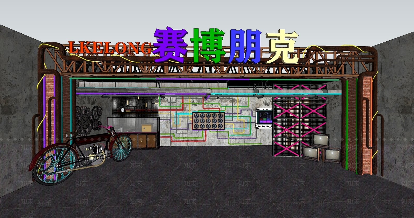 现代其他文化空间SU模型下载【ID:1204405359】