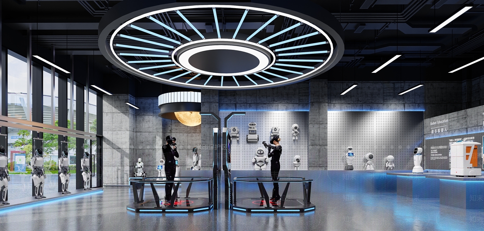 工业科技展厅3D模型下载【ID:1204407042】