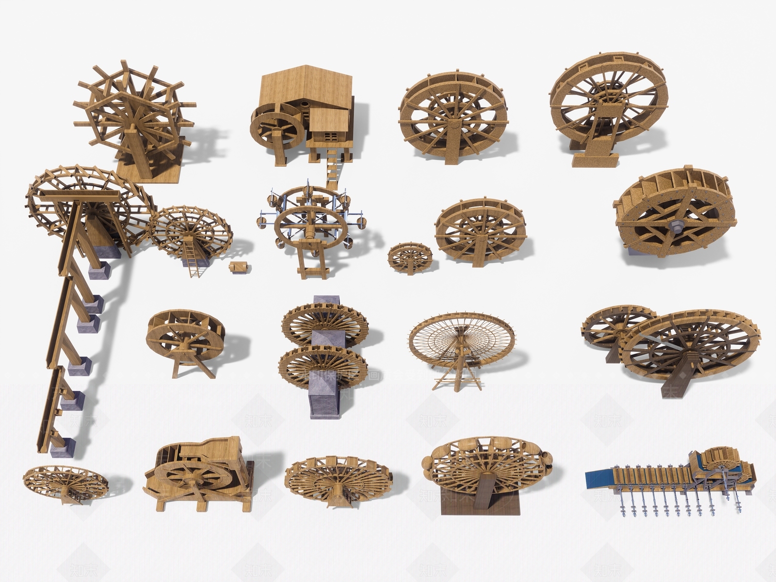 现代新中式其他景观小品SU模型下载【ID:1204751097】