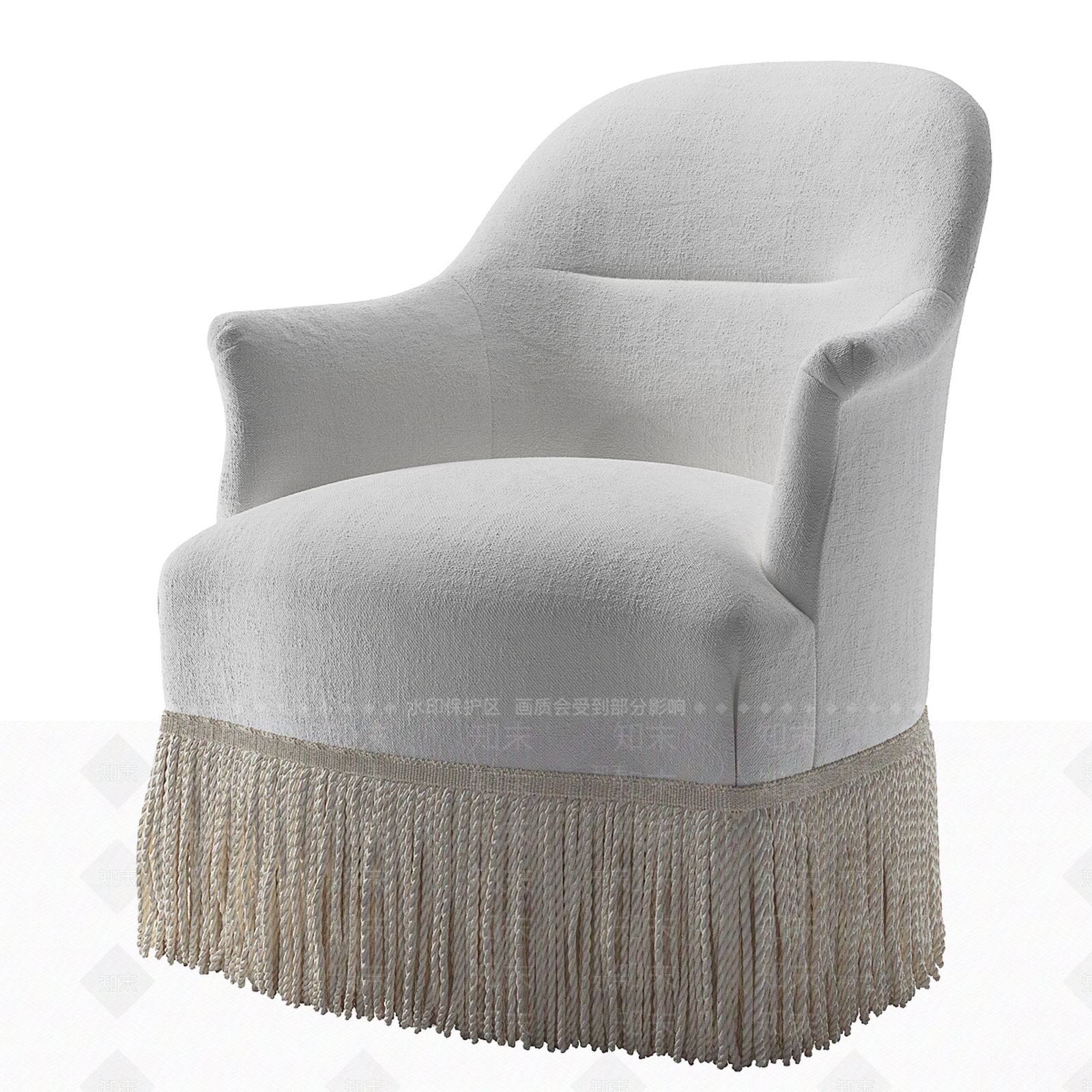 现代欧式单人沙发3D模型下载【ID:1204426388】