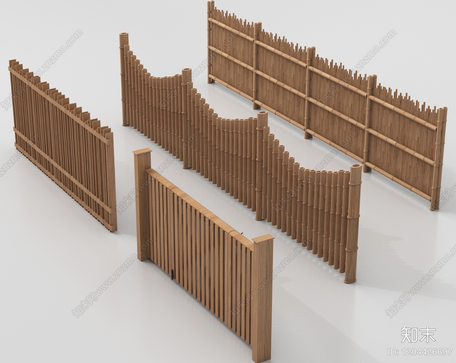 现代栏杆3D模型下载【ID:1204426697】