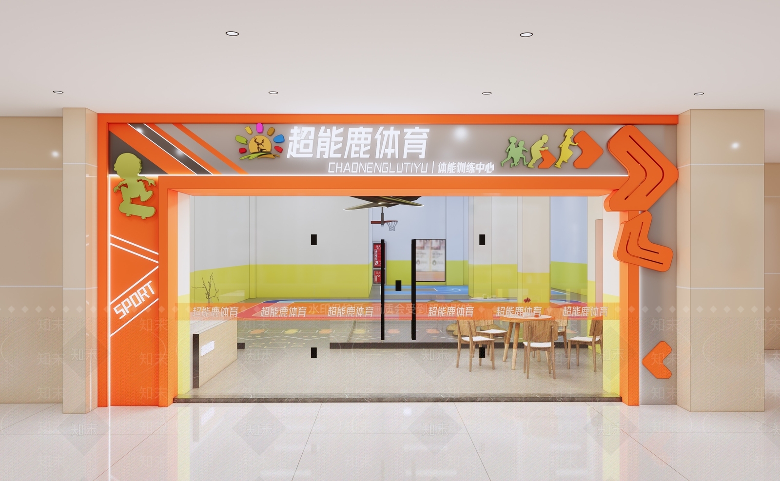 现代简约健身房SU模型下载【ID:1204439610】