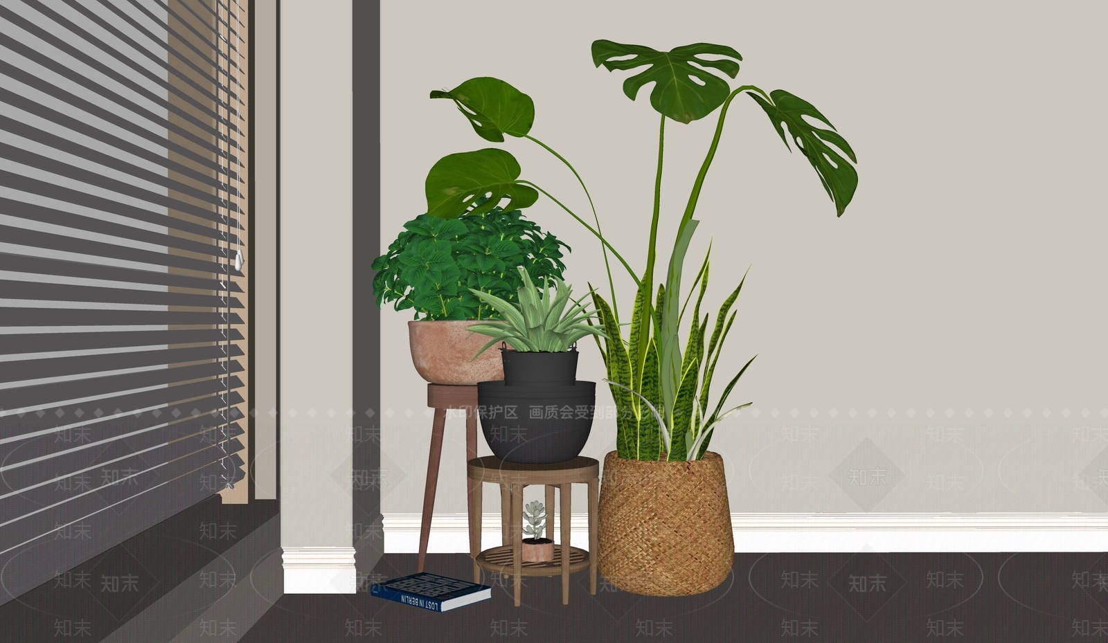 盆栽SU模型下载【ID:1204432733】