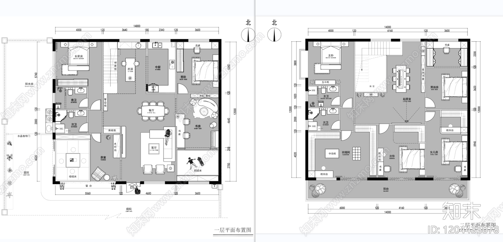 样板间施工图下载【ID:1204435078】