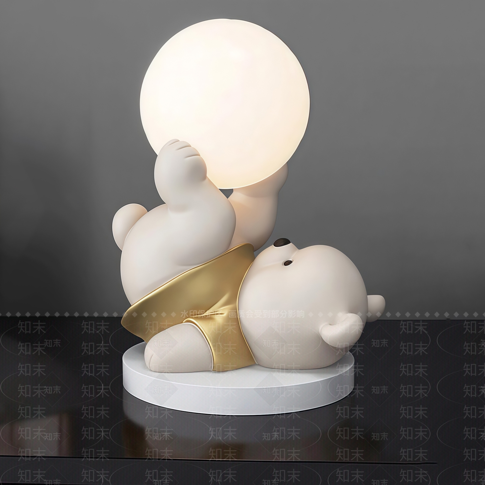 台灯3D模型下载【ID:1204440095】