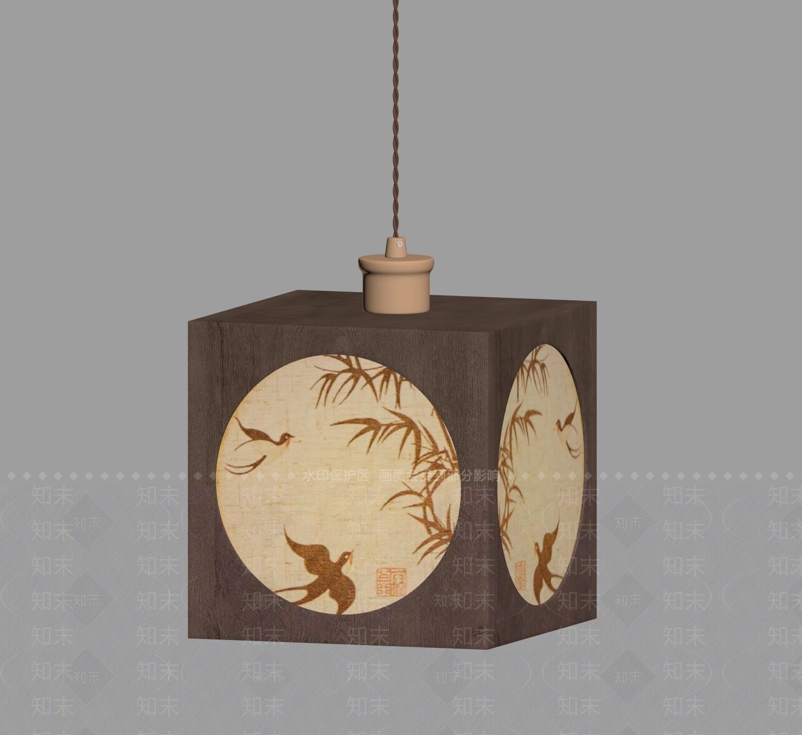 吊灯SU模型下载【ID:1204440415】