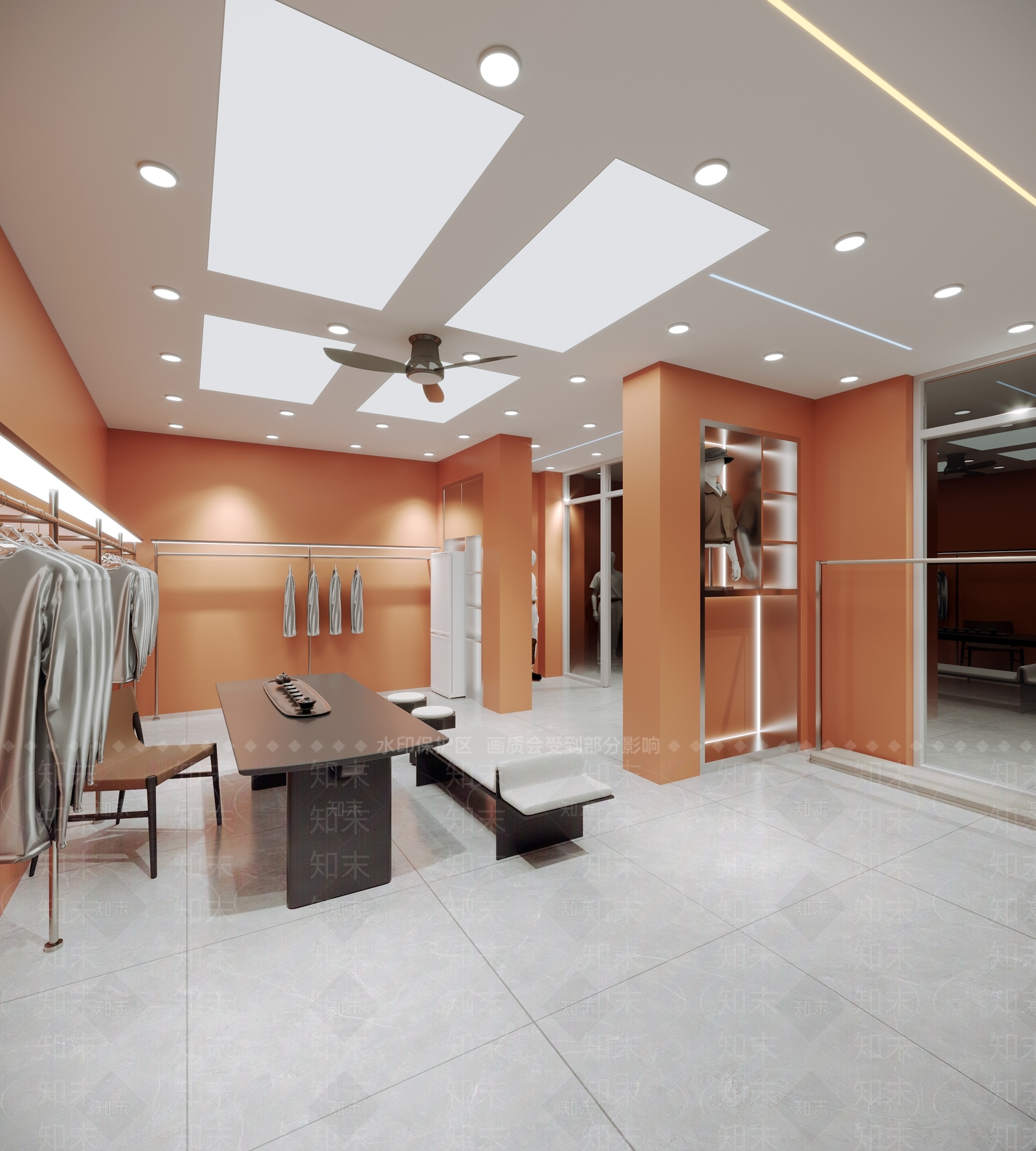 现代服装店3D模型下载【ID:1204448385】