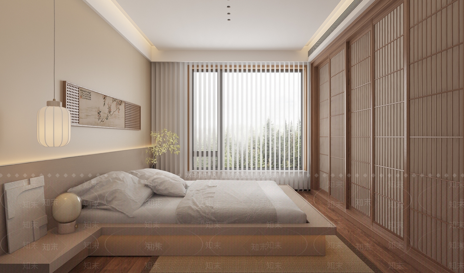 中古日式家居卧室3D模型下载【ID:1204450742】