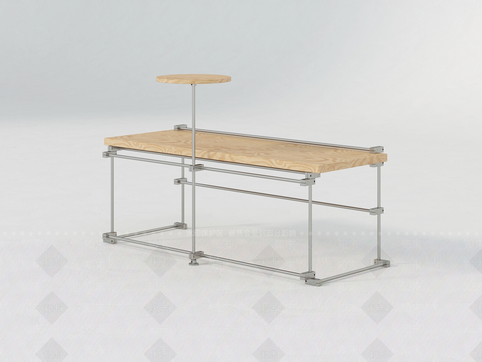 工业卡座餐厅3D模型下载【ID:1204462122】