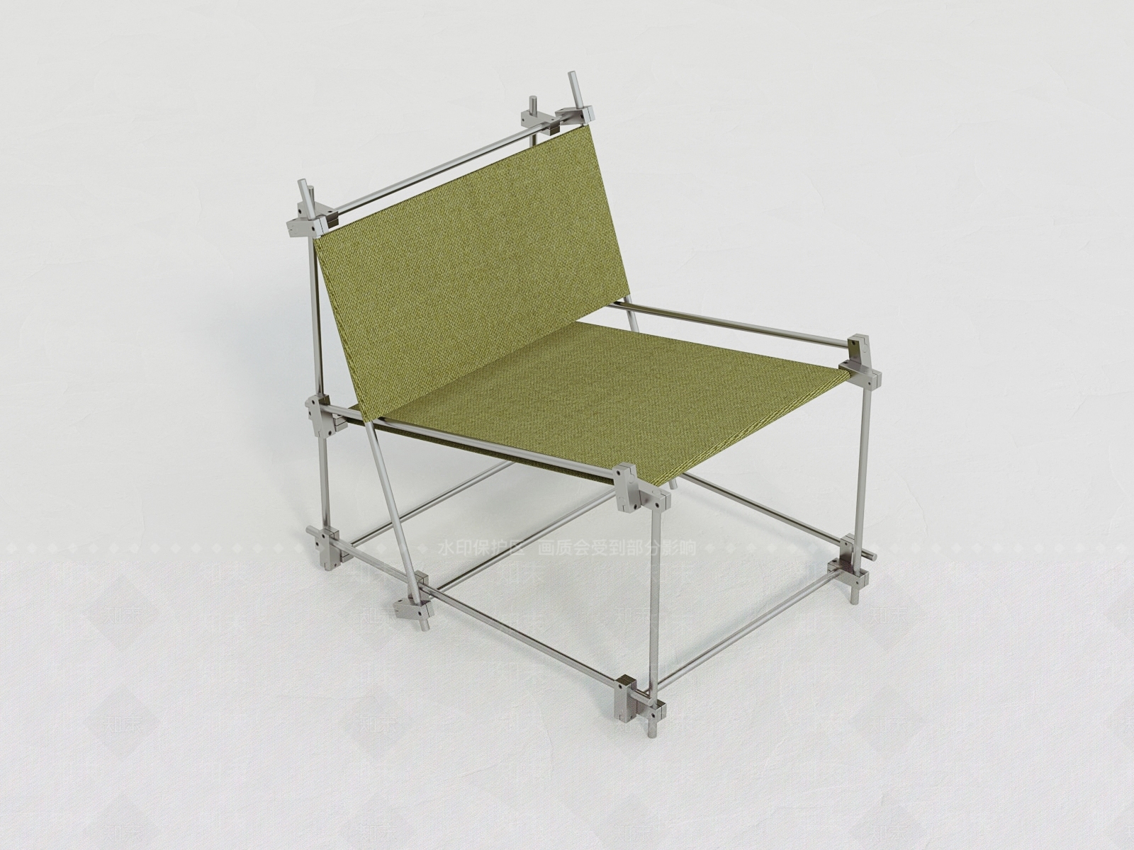 北欧工业包豪斯椅子3D模型下载【ID:1204462194】