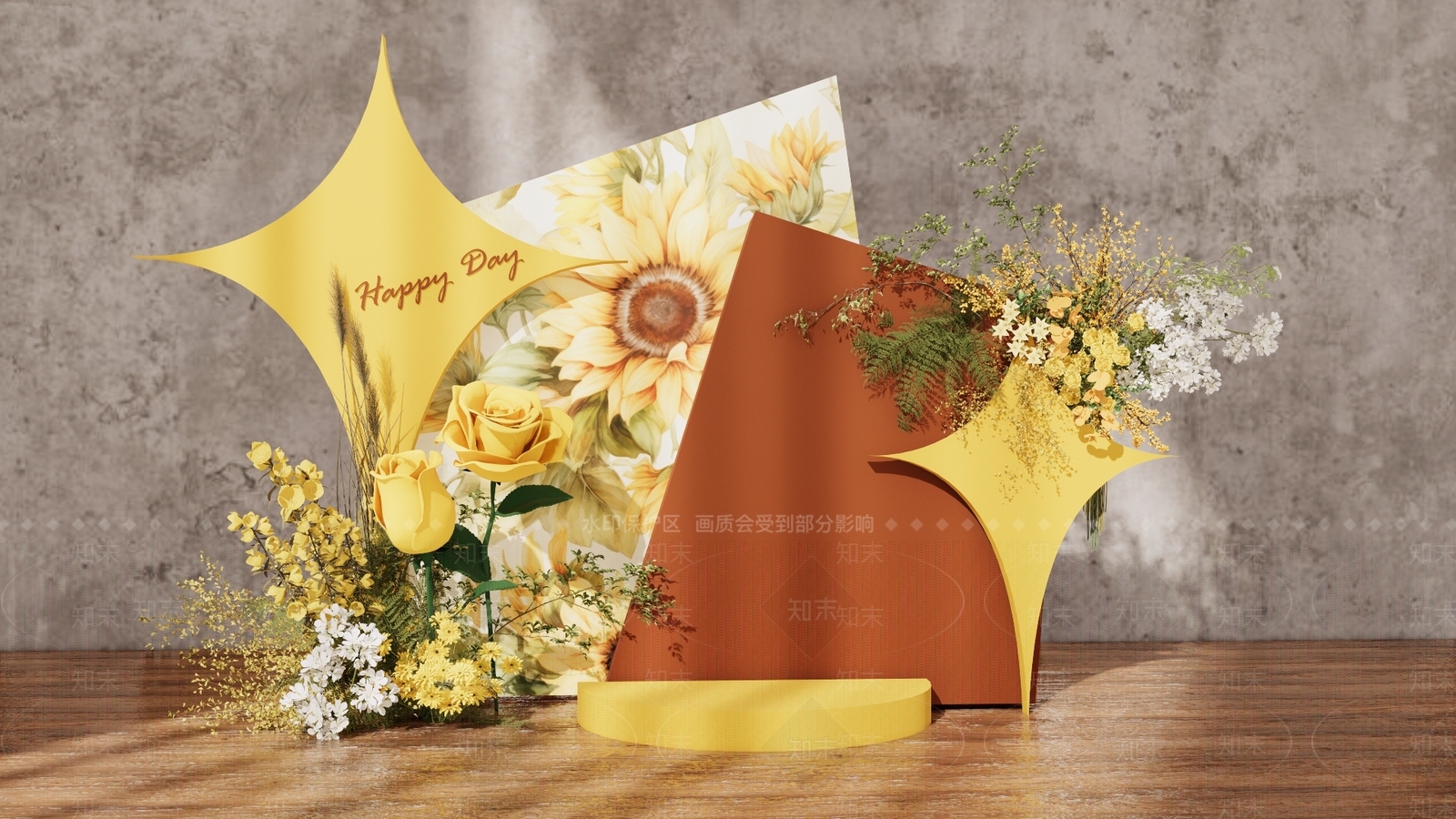 现代美式宴会厅SU模型下载【ID:1204471240】