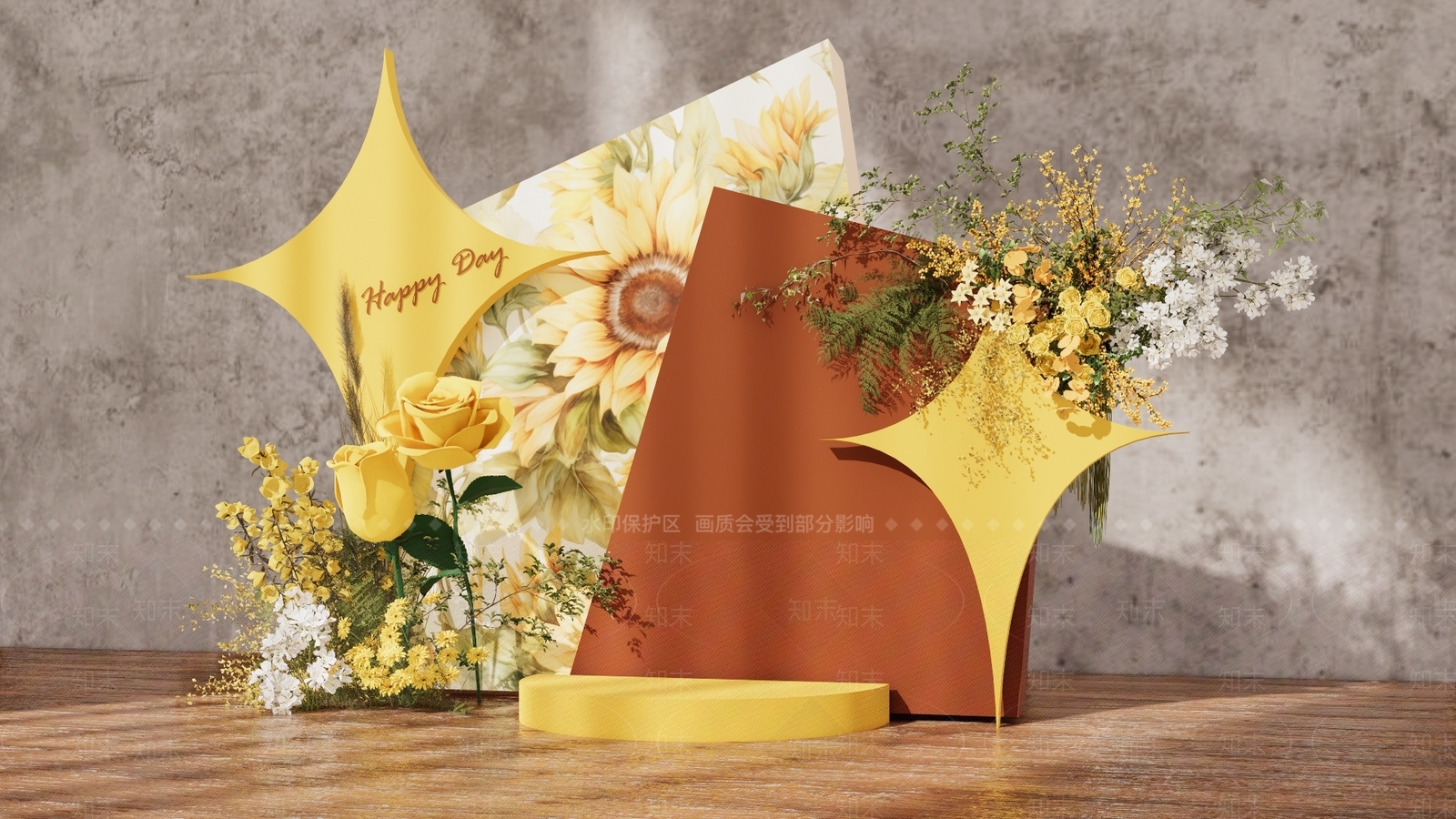 现代美式宴会厅SU模型下载【ID:1204471240】
