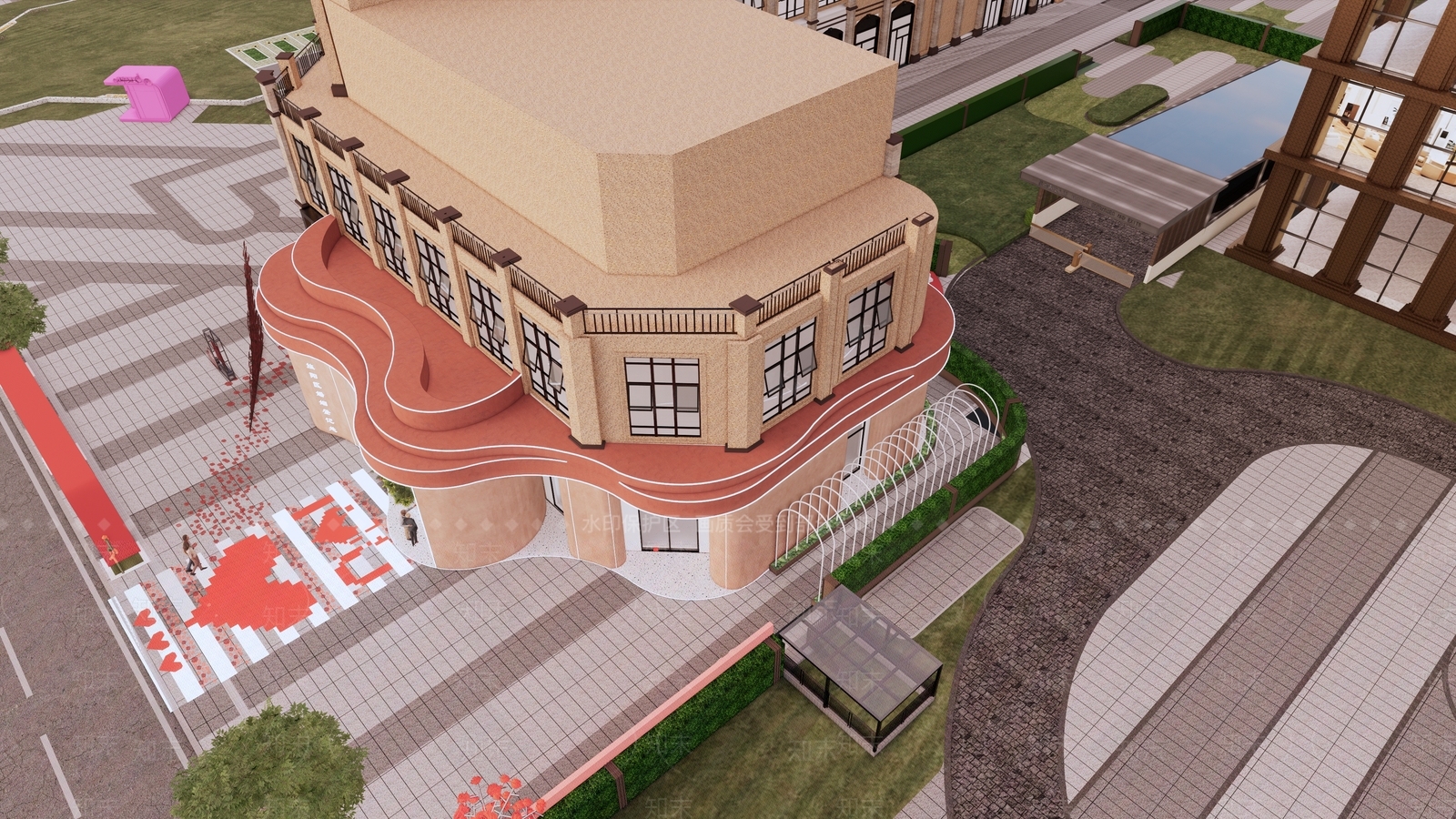 现代其他公共建筑SU模型下载【ID:1204472091】
