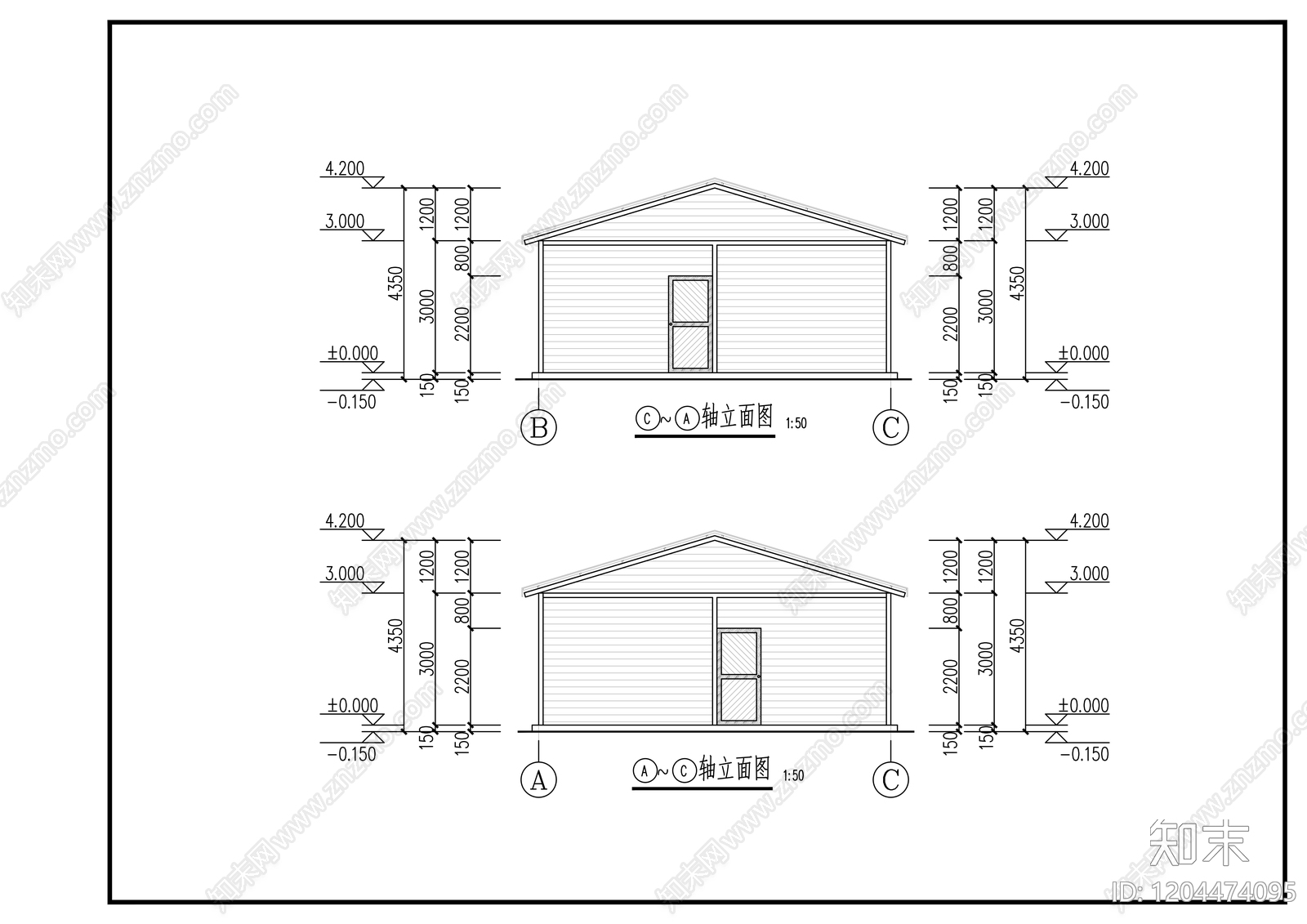 钢结构cad施工图下载【ID:1204474095】