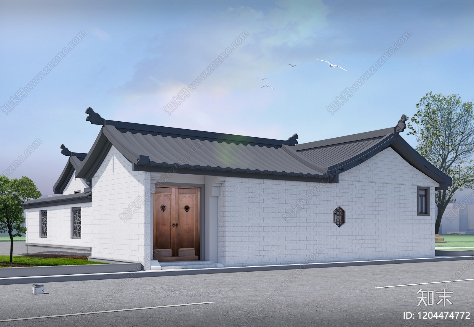 新中式中式其他居住建筑施工图下载【ID:1204474772】
