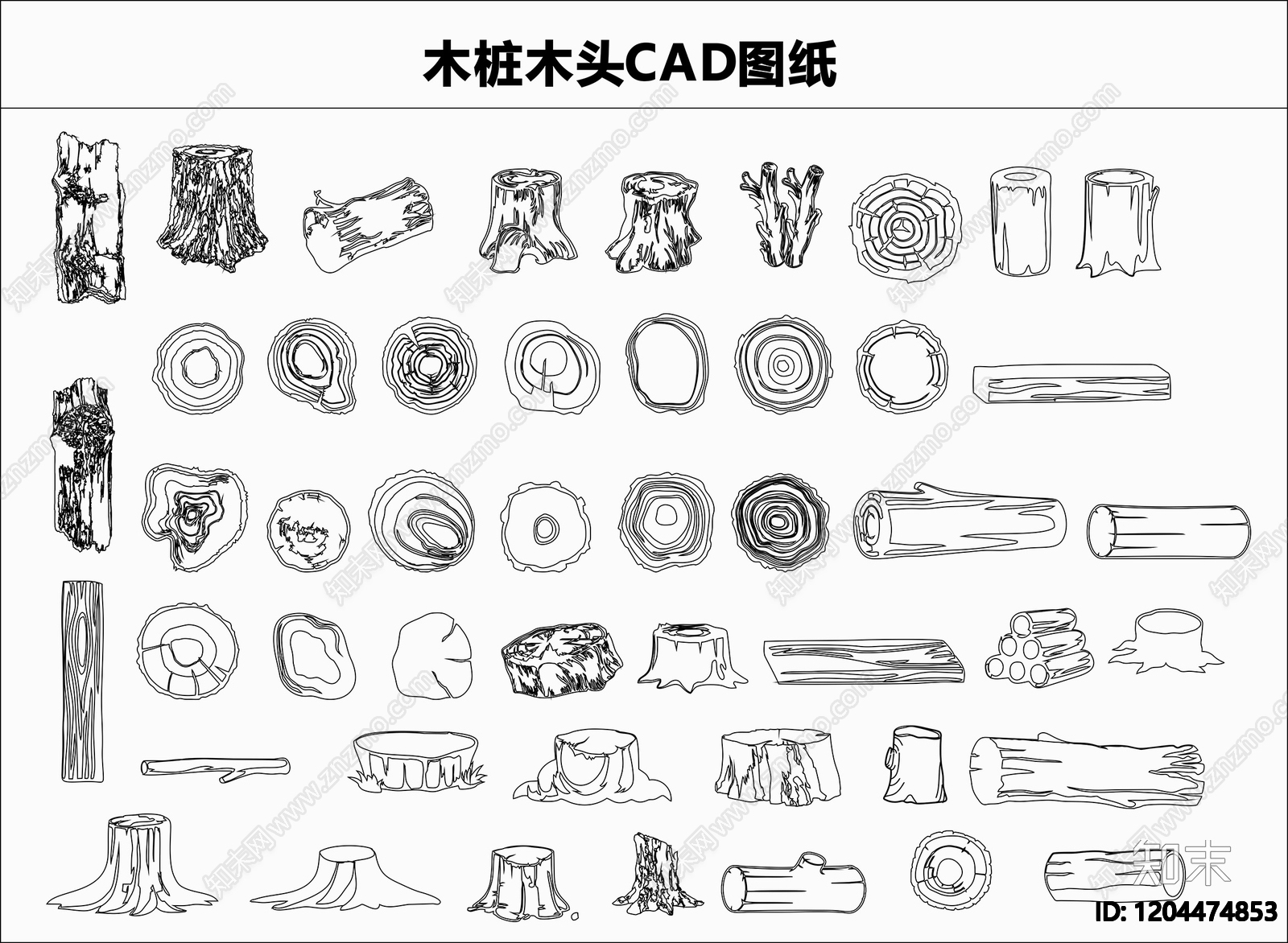 现代座凳图库施工图下载【ID:1204474853】