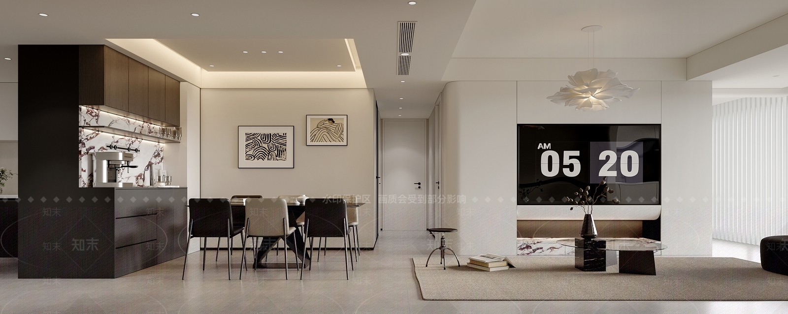 现代家居卧室3D模型下载【ID:1221665389】