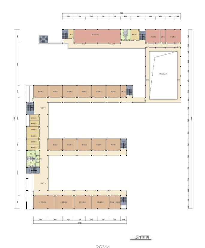 [江苏]某种小学高中项目建筑方案文本（cad+su+jpg+50页...施工图下载【ID:166065136】