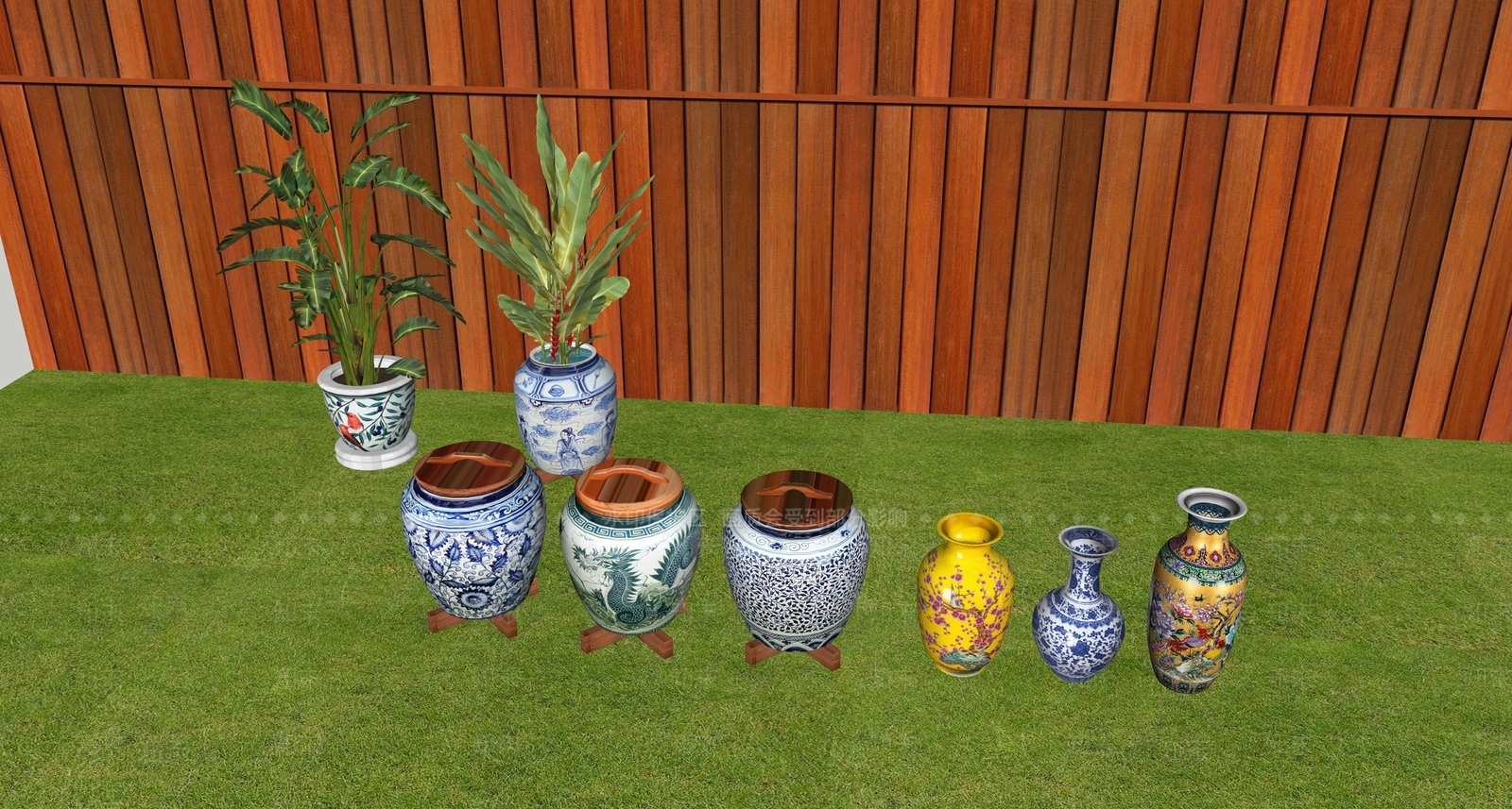 中式花瓶SU模型下载【ID:1204491940】