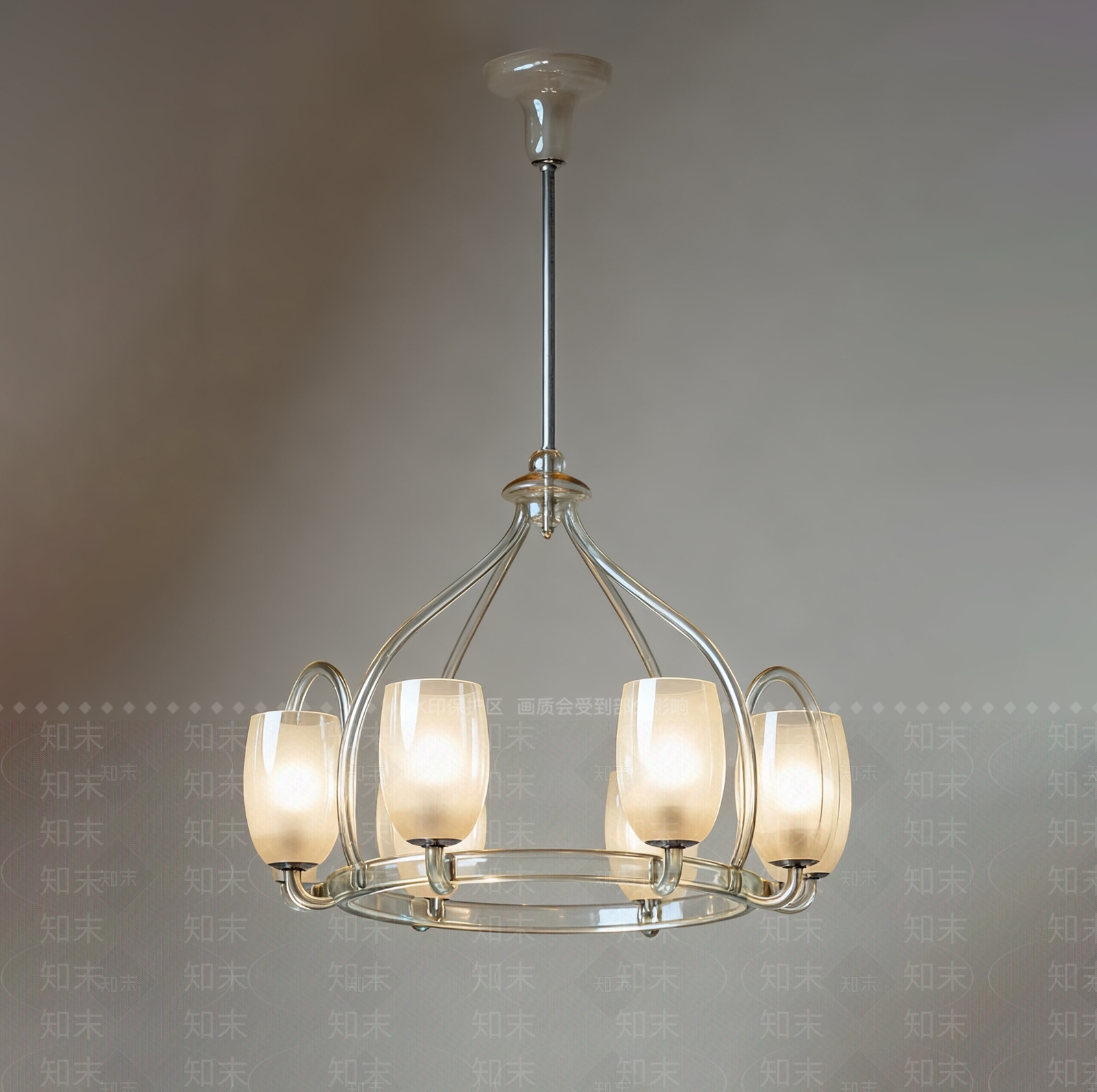 现代简约吊灯3D模型下载【ID:1204499365】