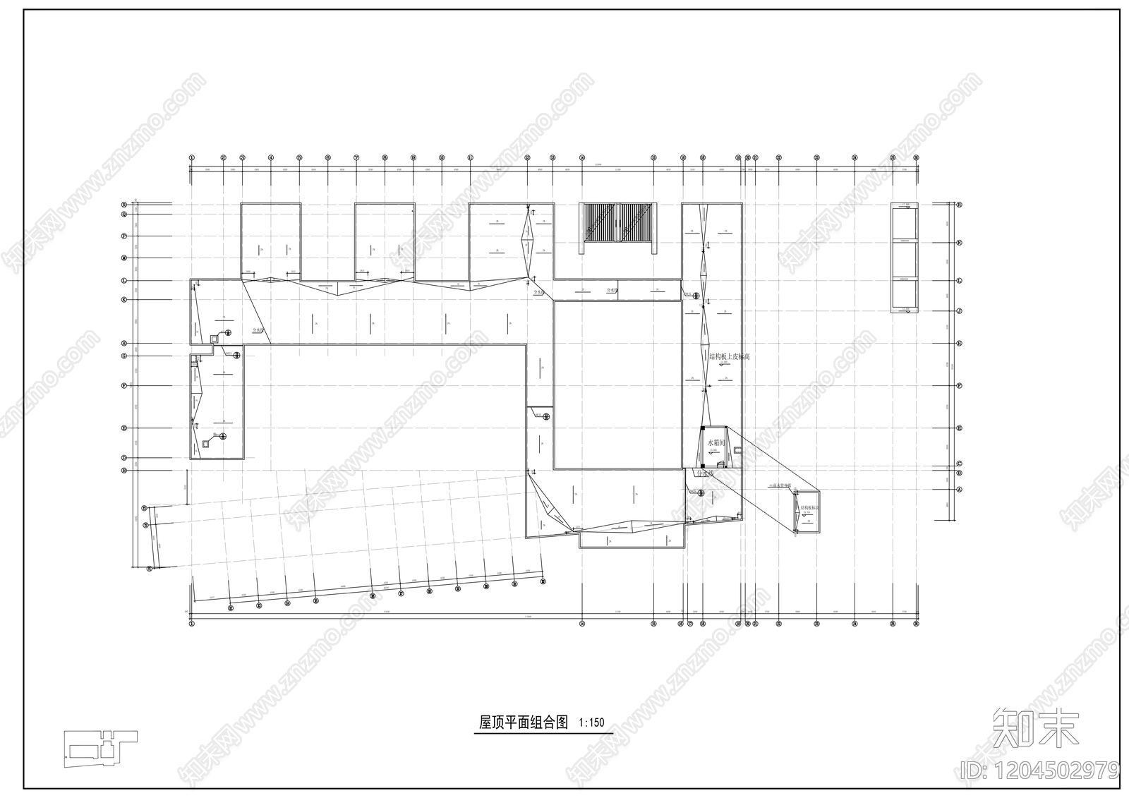现代学校建筑cad施工图下载【ID:1204502979】