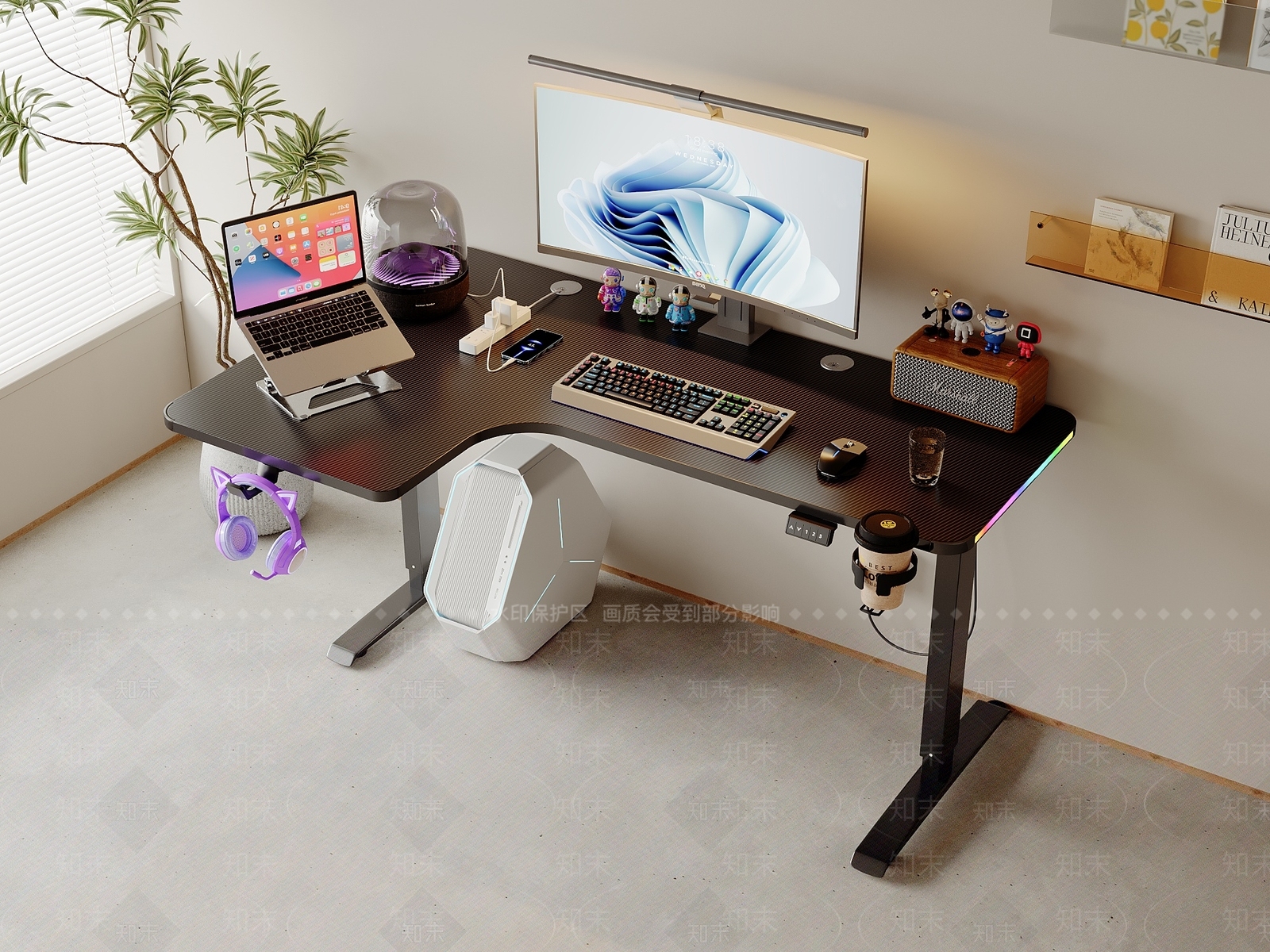 现代工作台3D模型下载【ID:1204503570】