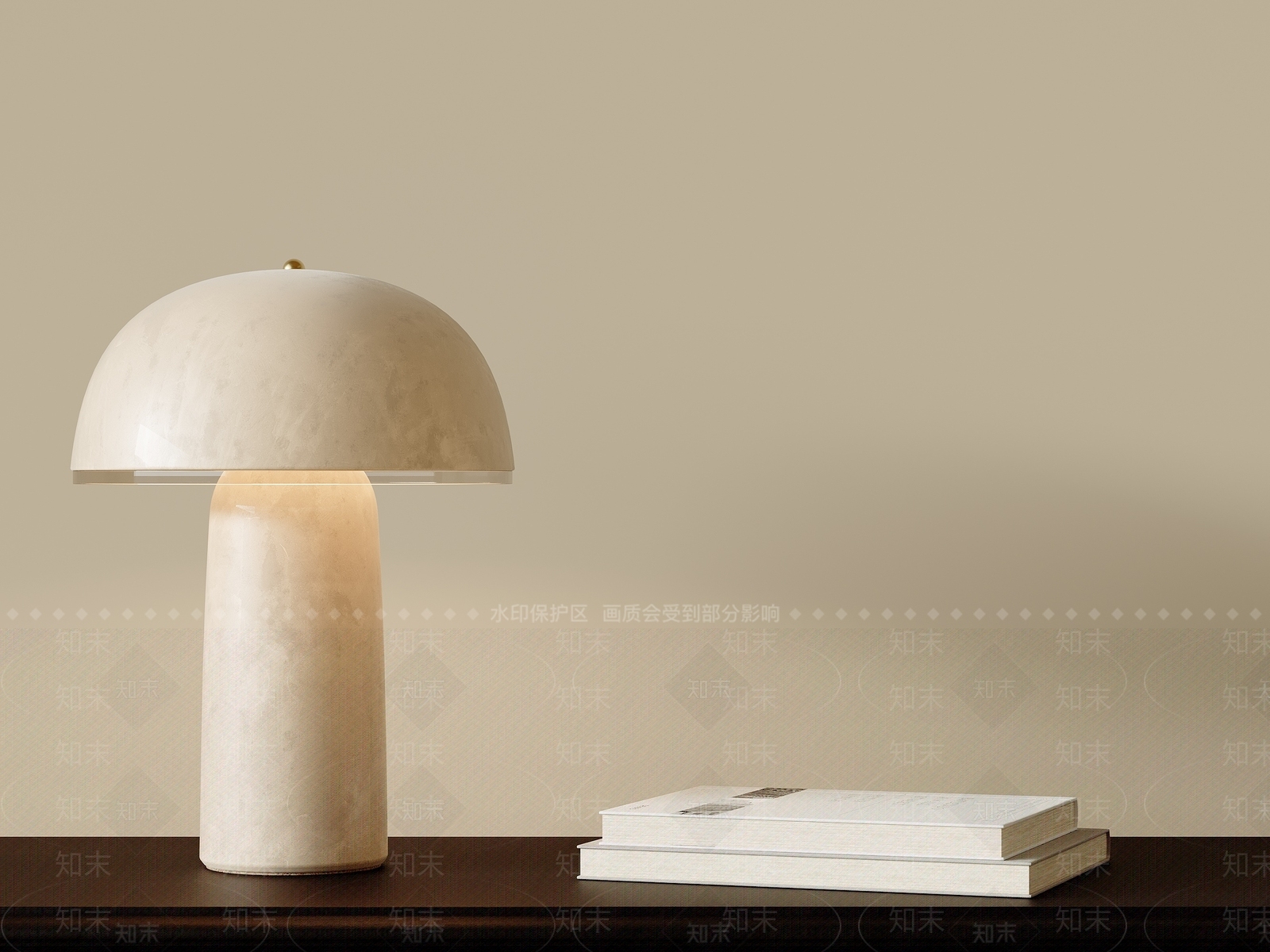 奶油台灯3D模型下载【ID:1204503977】