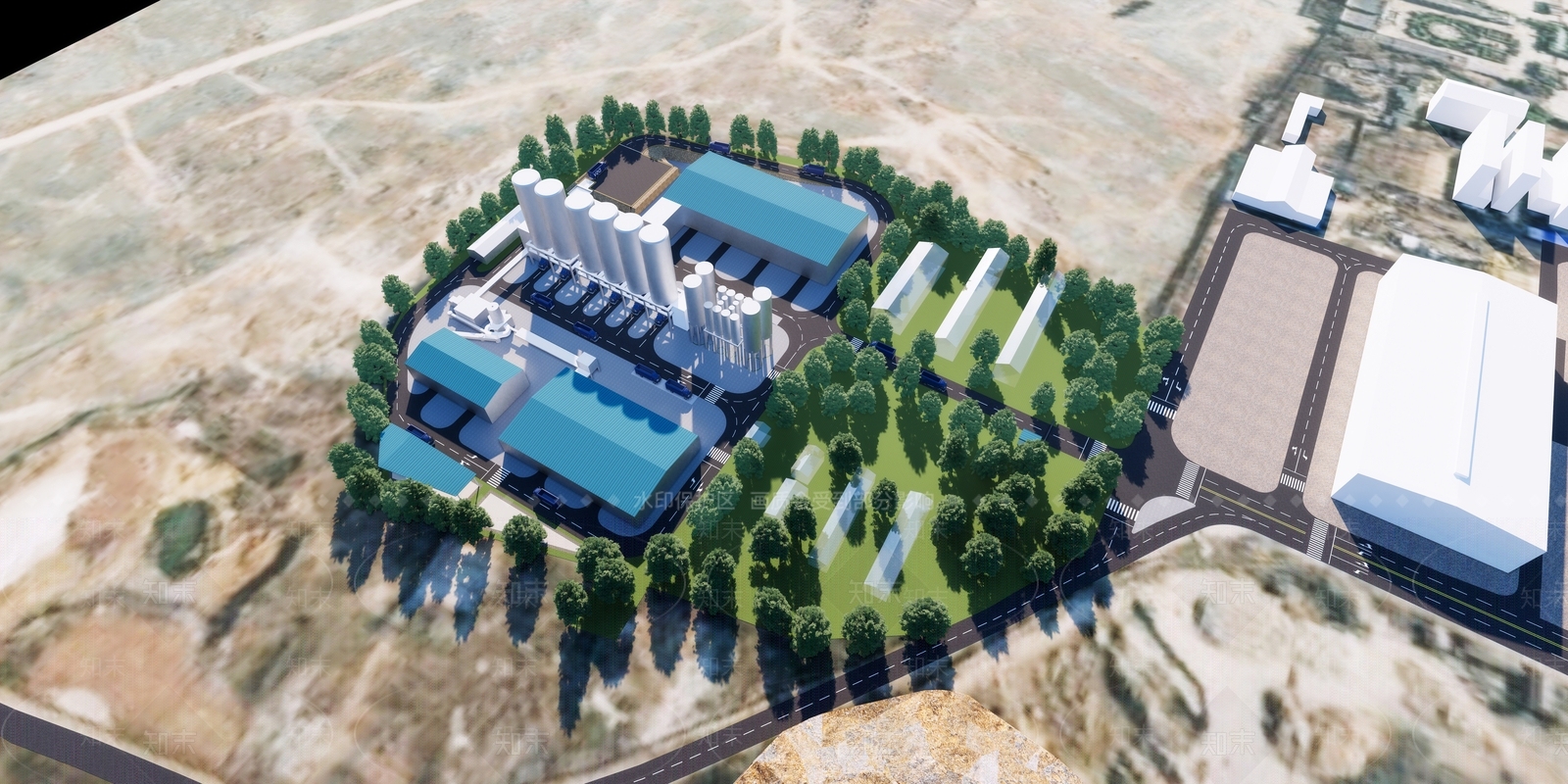 现代其他工业建筑SU模型下载【ID:1204508103】