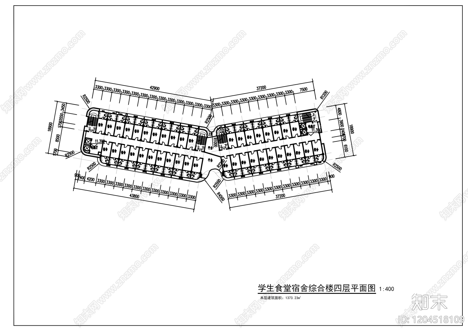 现代其他公共建筑cad施工图下载【ID:1204518109】