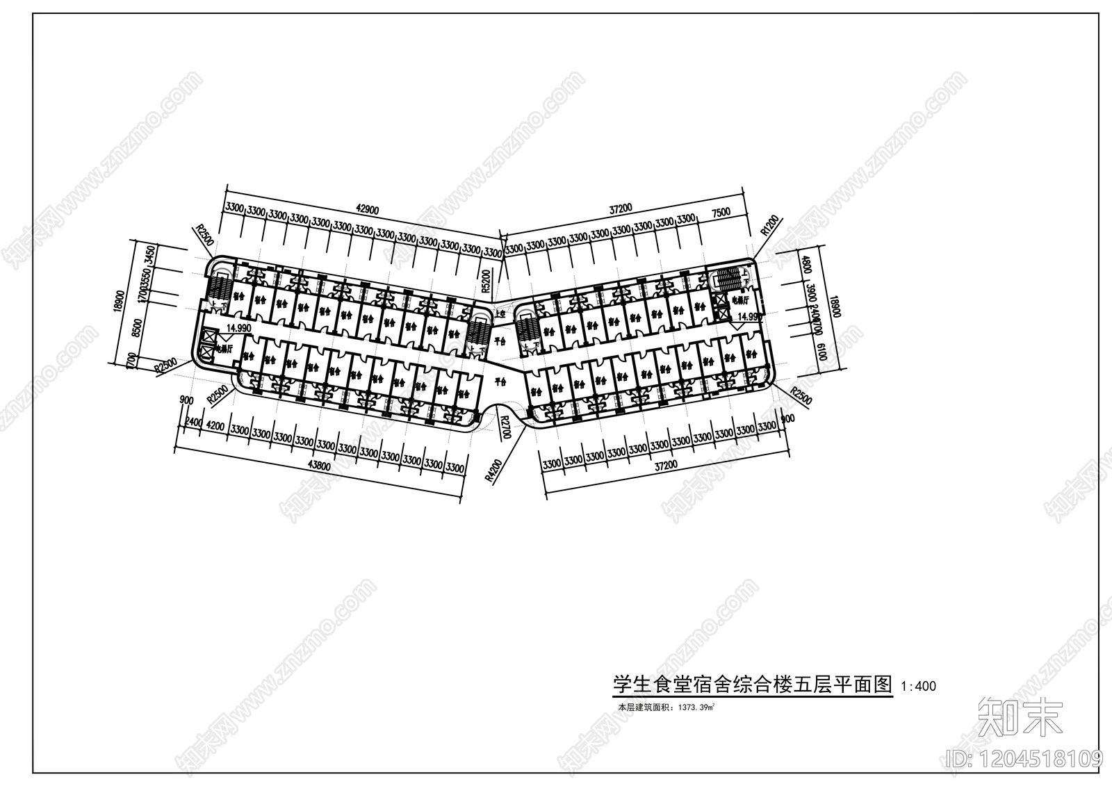 现代其他公共建筑cad施工图下载【ID:1204518109】