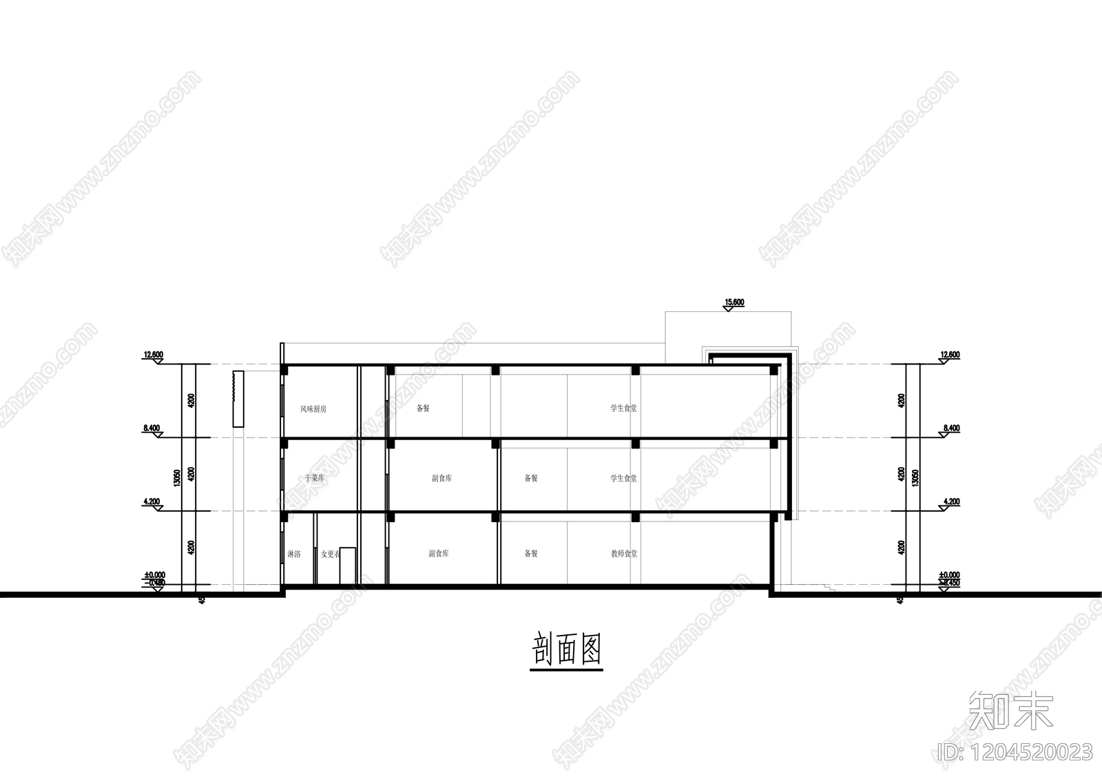 现代其他公共建筑cad施工图下载【ID:1204520023】
