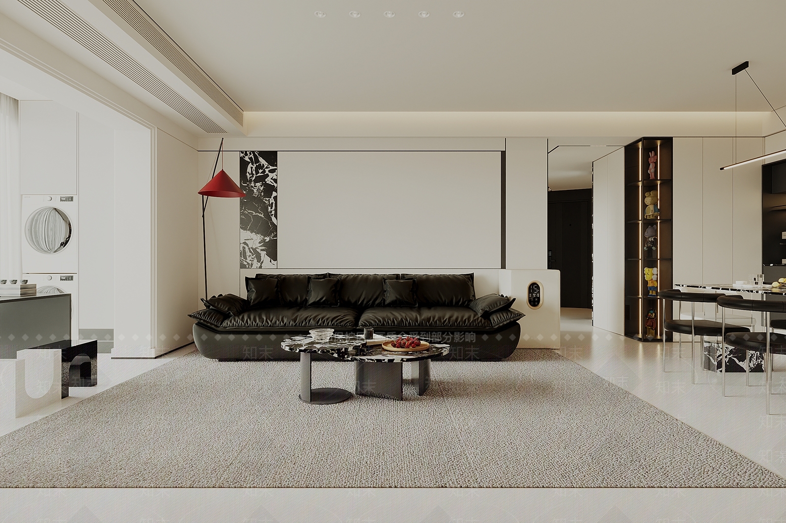 现代家居餐厅3D模型下载【ID:1221683049】