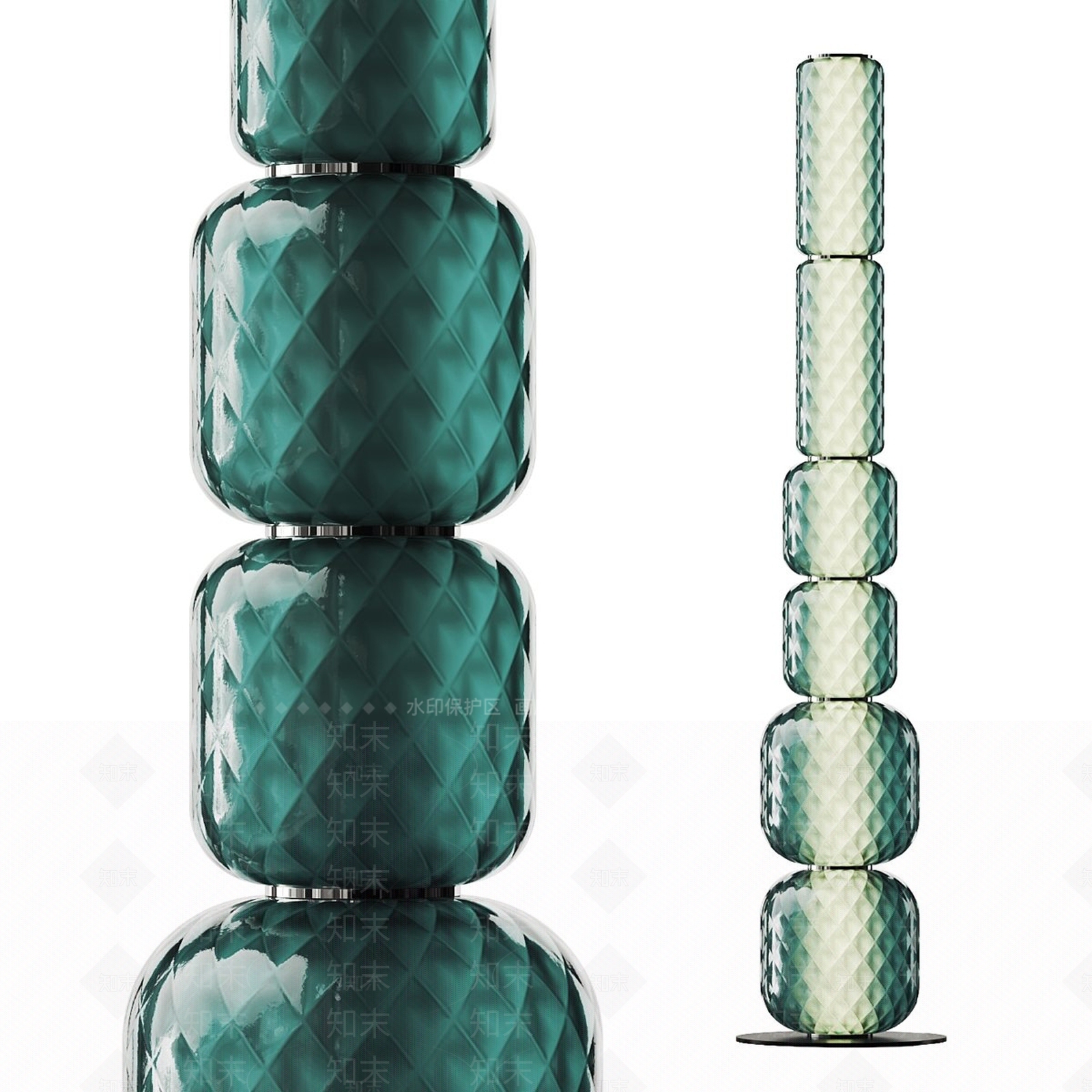 现代轻奢落地灯3D模型下载【ID:1204527601】