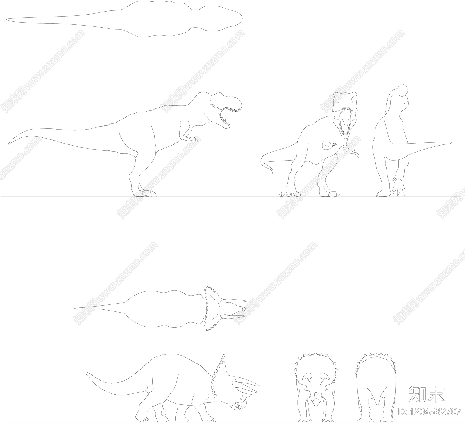 现代动物施工图下载【ID:1204532707】