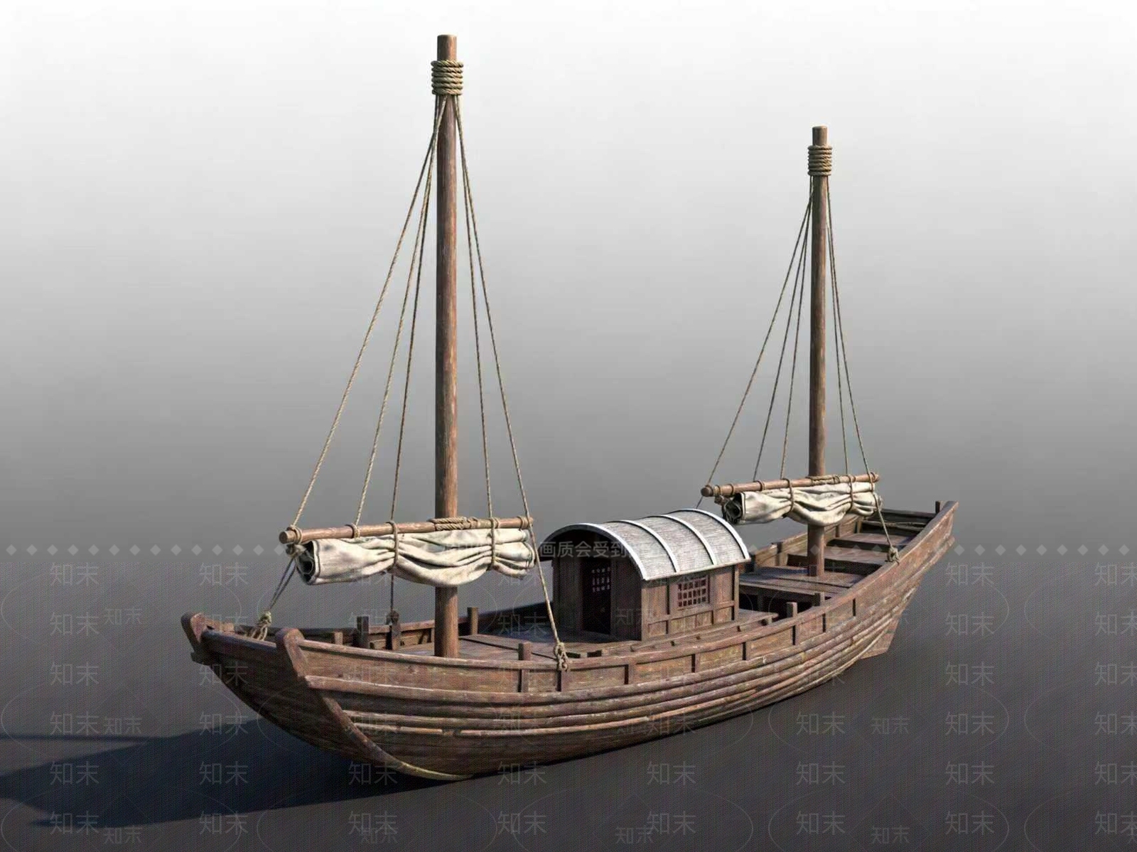 船SU模型下载【ID:1204541580】
