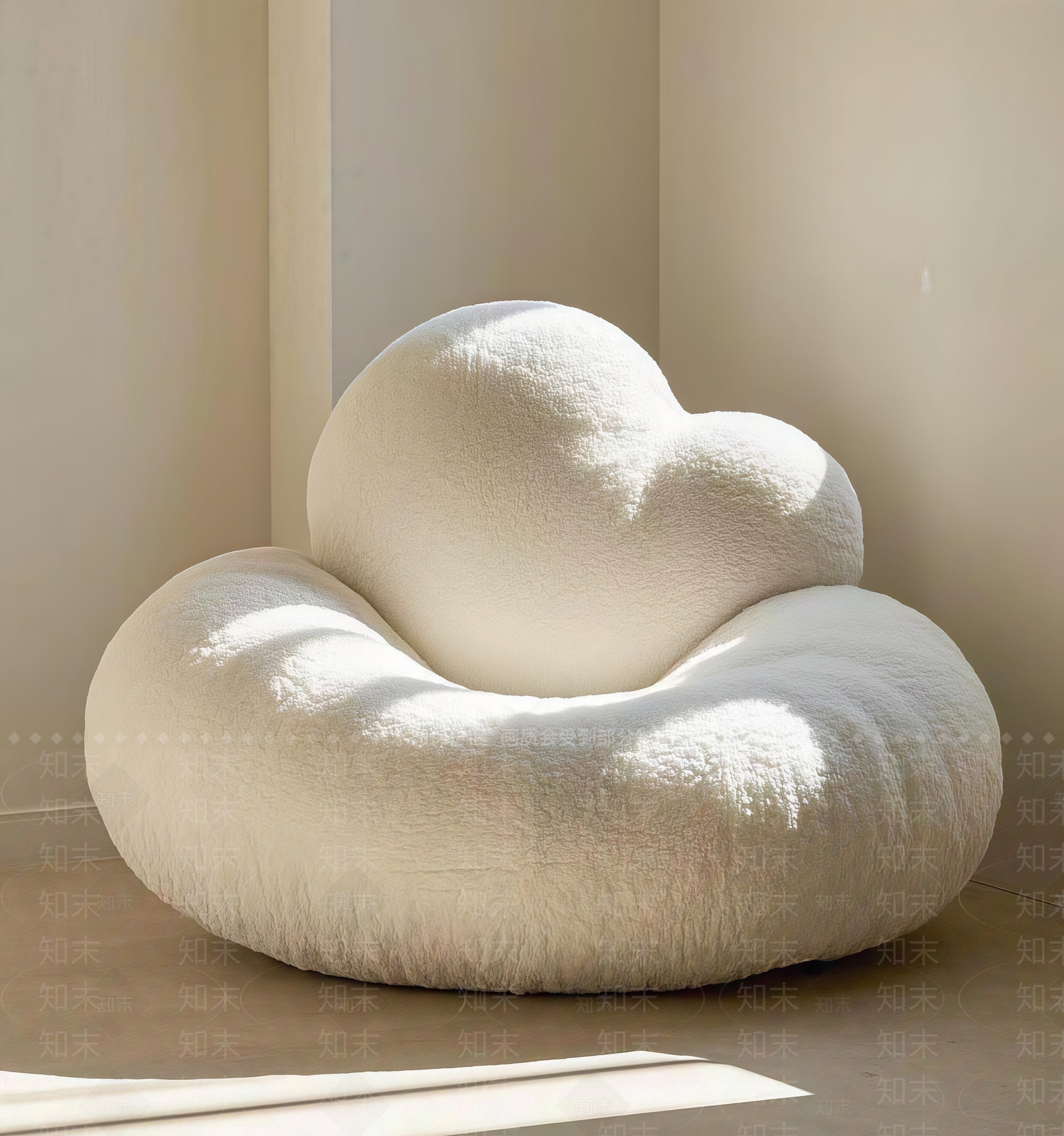 现代简约单人沙发3D模型下载【ID:1204543360】