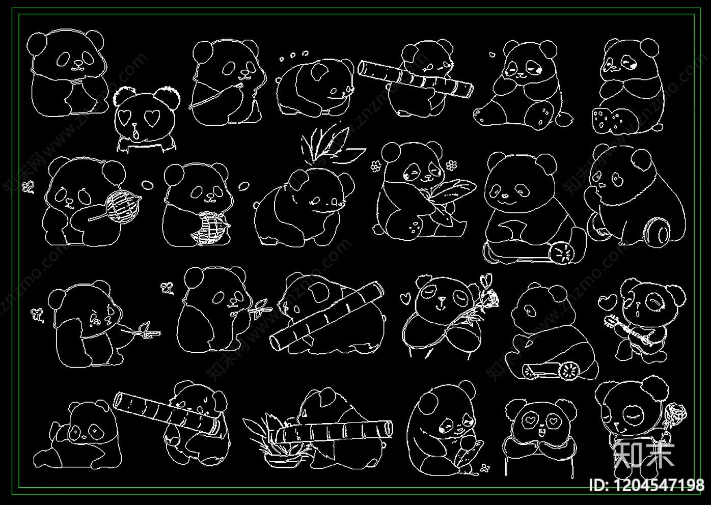 现代动物施工图下载【ID:1204547198】